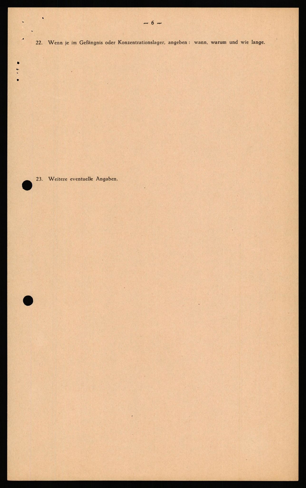 Forsvaret, Forsvarets overkommando II, RA/RAFA-3915/D/Db/L0033: CI Questionaires. Tyske okkupasjonsstyrker i Norge. Tyskere., 1945-1946, p. 484