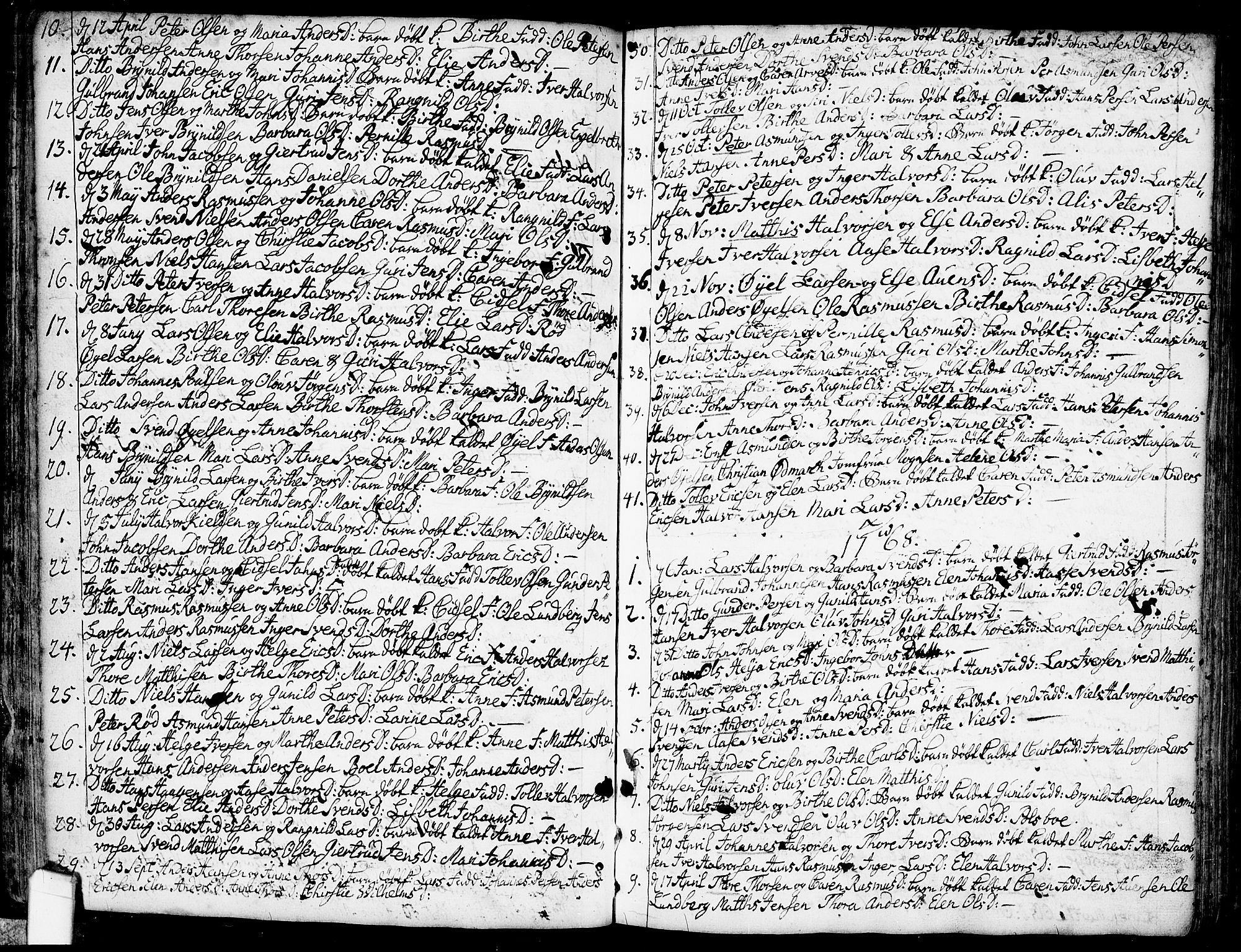 Idd prestekontor Kirkebøker, AV/SAO-A-10911/F/Fb/L0001: Parish register (official) no. II 1, 1720-1789, p. 30