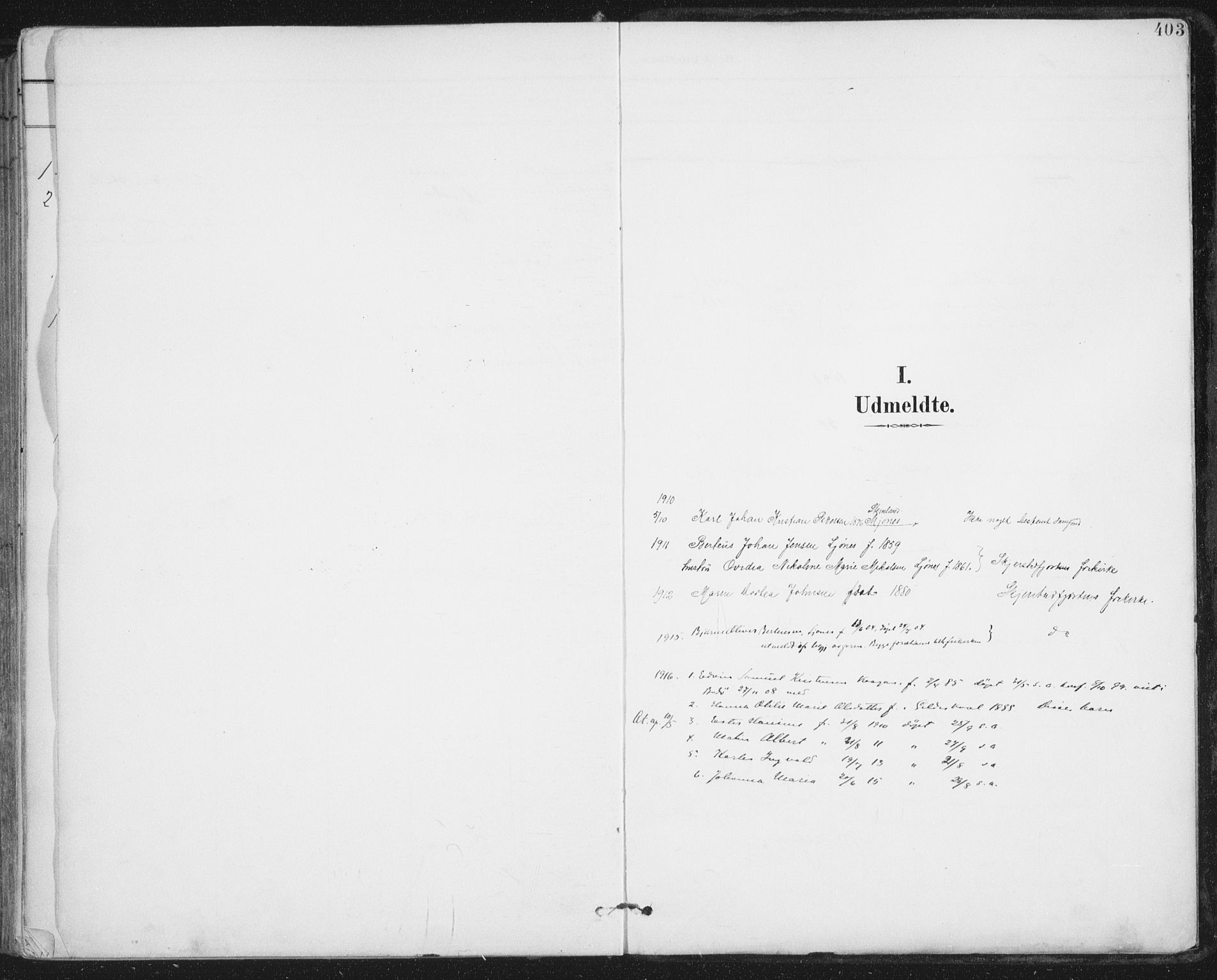 Ministerialprotokoller, klokkerbøker og fødselsregistre - Nordland, SAT/A-1459/852/L0741: Parish register (official) no. 852A11, 1894-1917, p. 403