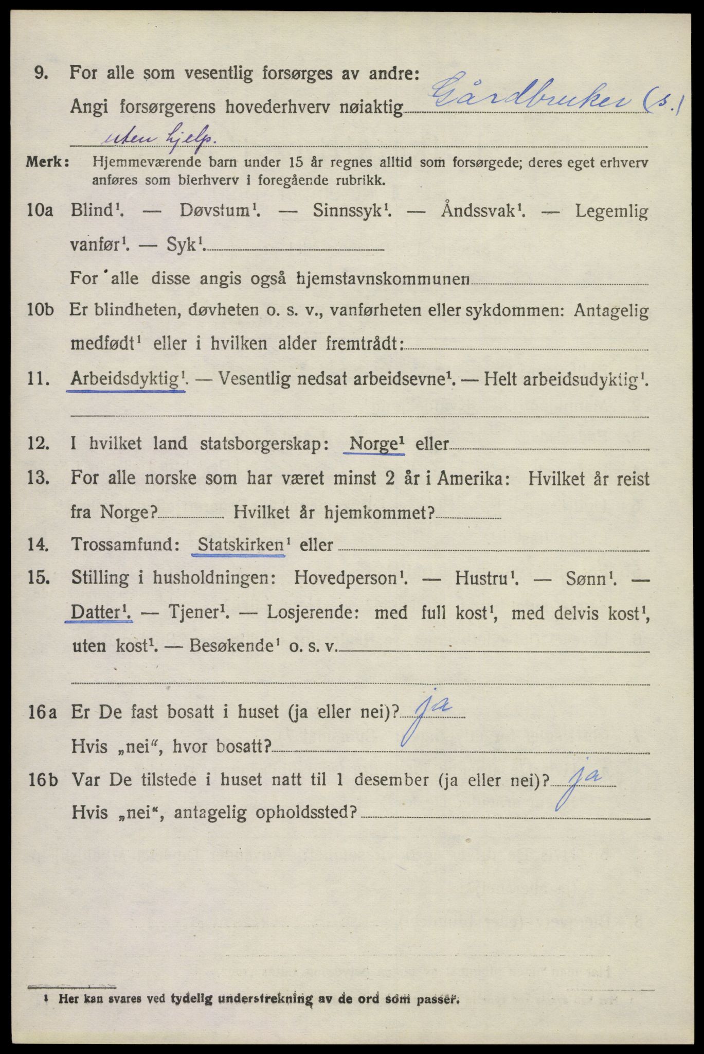 SAKO, 1920 census for Lardal, 1920, p. 1992