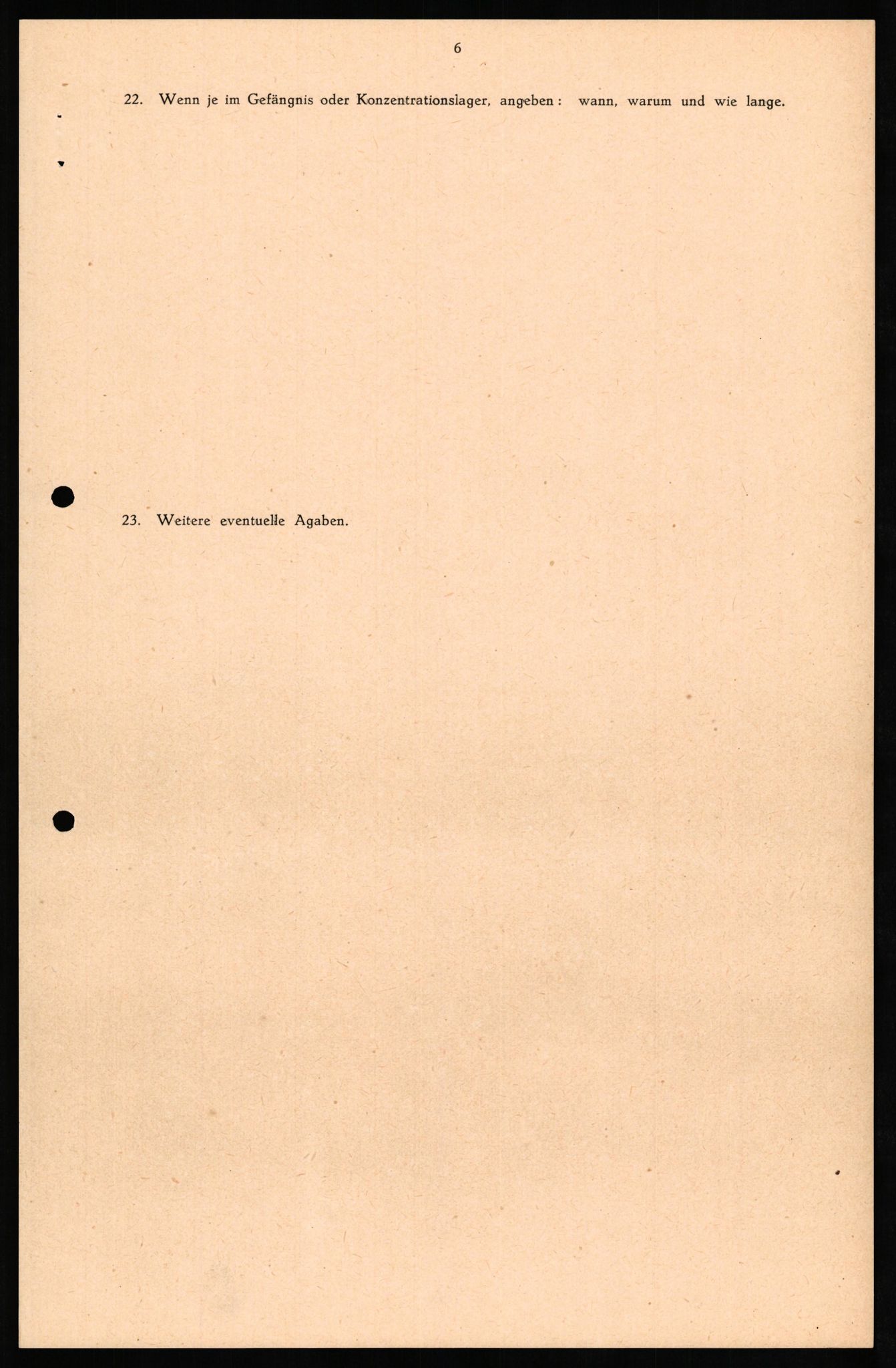 Forsvaret, Forsvarets overkommando II, AV/RA-RAFA-3915/D/Db/L0021: CI Questionaires. Tyske okkupasjonsstyrker i Norge. Tyskere., 1945-1946, p. 263