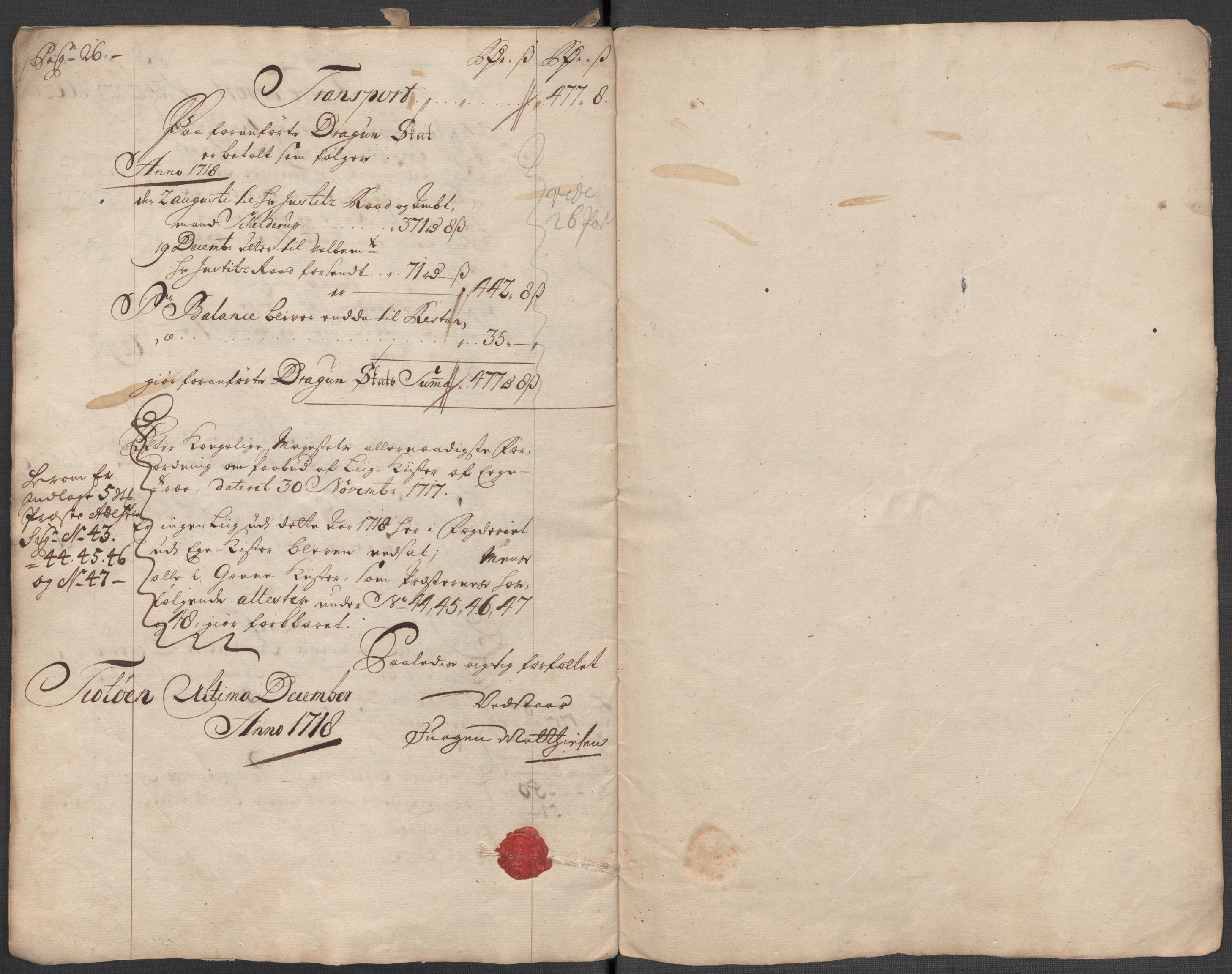 Rentekammeret inntil 1814, Reviderte regnskaper, Fogderegnskap, RA/EA-4092/R65/L4516: Fogderegnskap Helgeland, 1718, p. 16