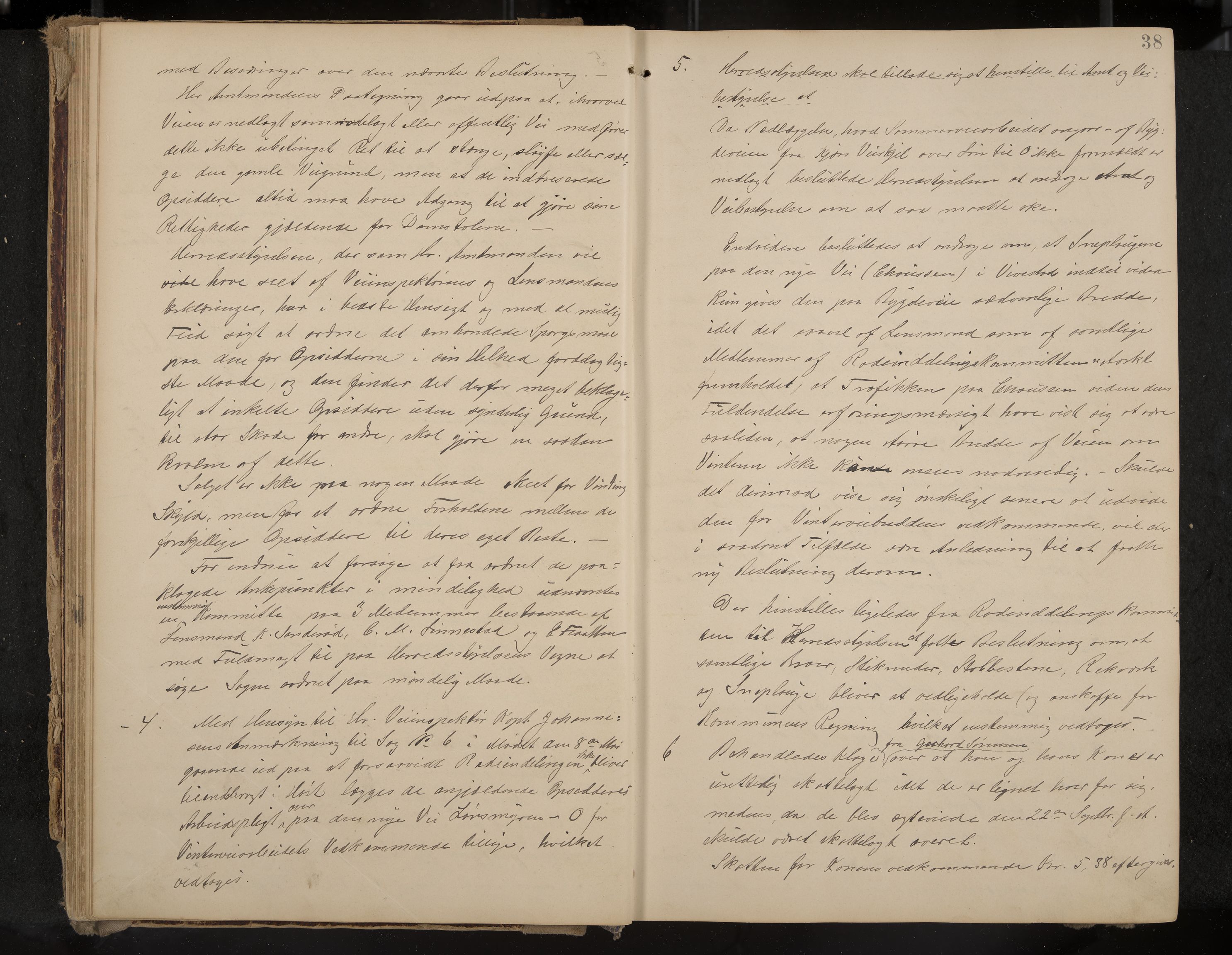 Ramnes formannskap og sentraladministrasjon, IKAK/0718021/A/Aa/L0004: Møtebok, 1892-1907, p. 38