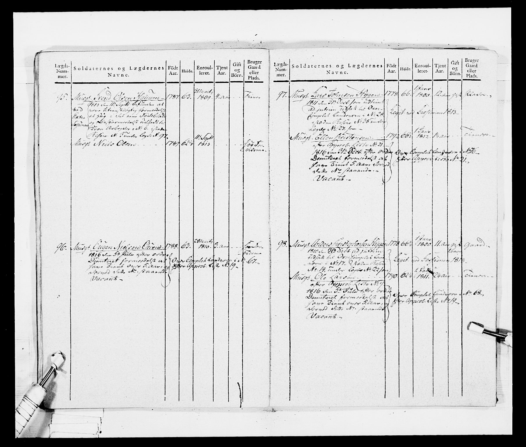 Generalitets- og kommissariatskollegiet, Det kongelige norske kommissariatskollegium, AV/RA-EA-5420/E/Eh/L0035: Nordafjelske gevorbne infanteriregiment, 1812-1813, p. 492