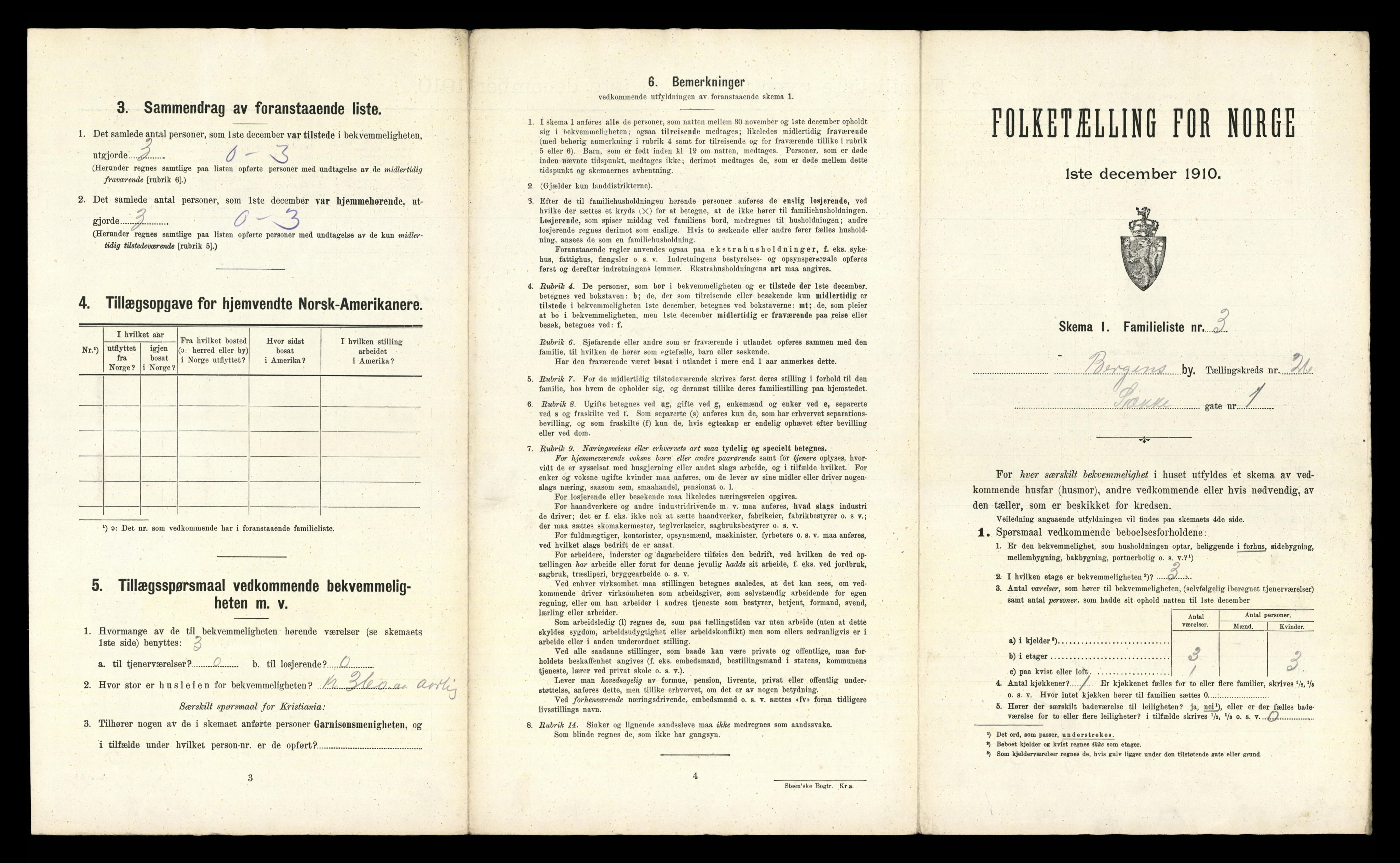 RA, 1910 census for Bergen, 1910, p. 8361