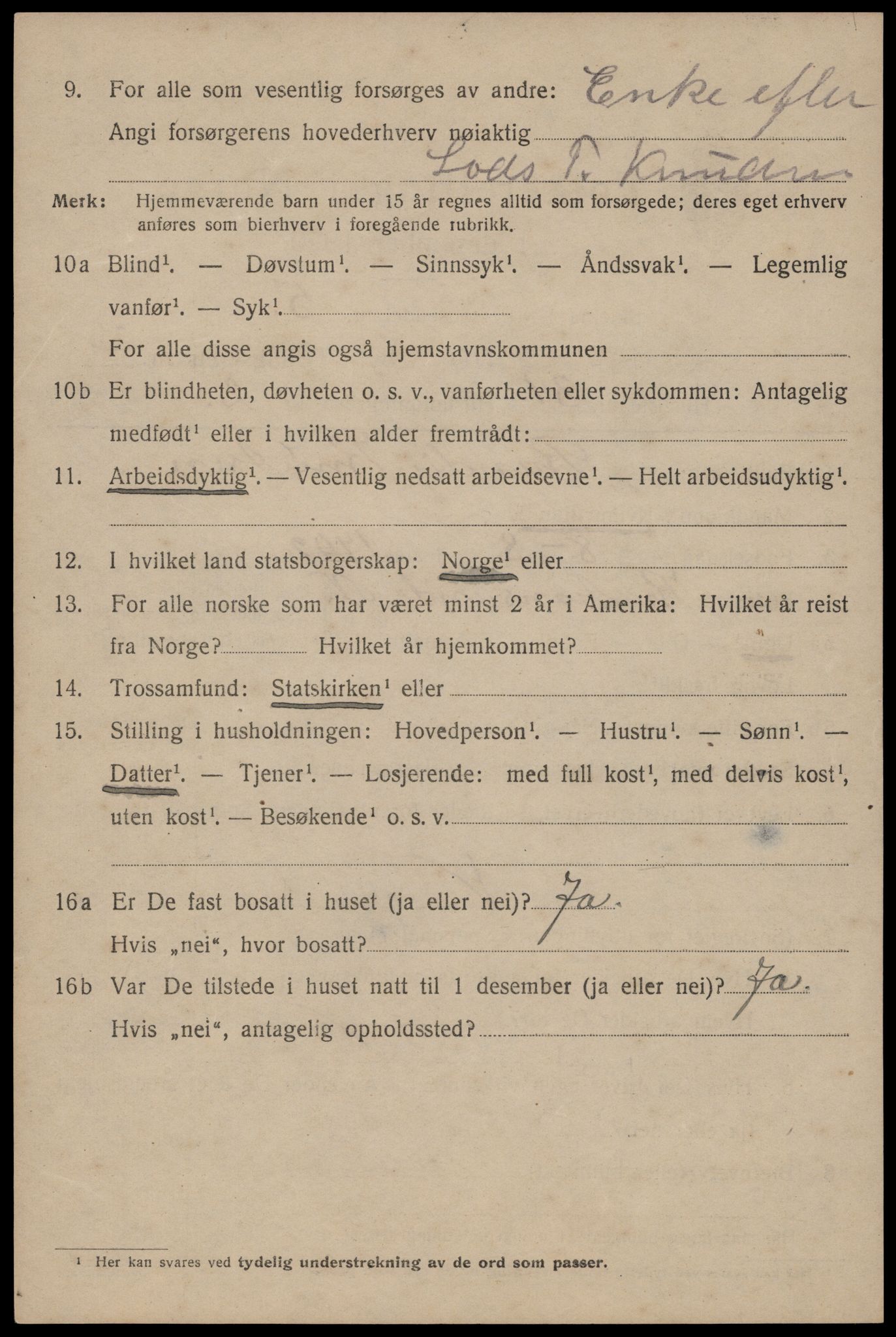 SAST, 1920 census for Haugesund, 1920, p. 42152