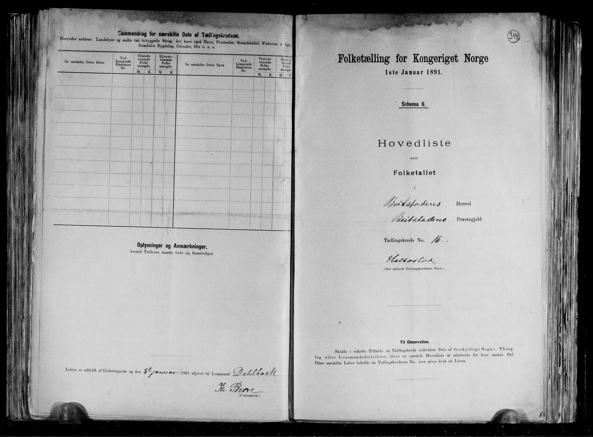 RA, 1891 census for 1727 Beitstad, 1891, p. 39