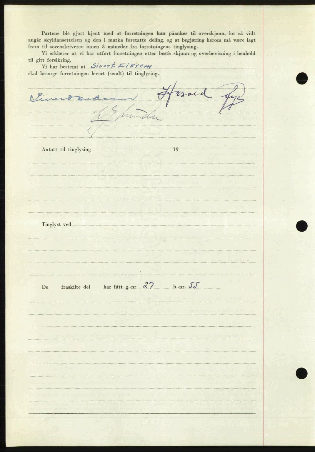 Romsdal sorenskriveri, AV/SAT-A-4149/1/2/2C: Mortgage book no. A35, 1950-1950, Diary no: : 3921/1950