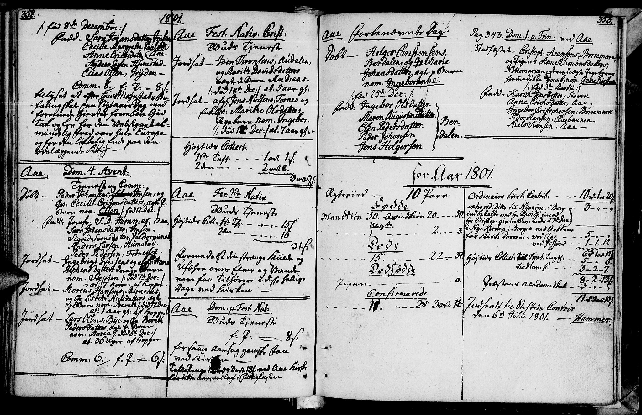 Ministerialprotokoller, klokkerbøker og fødselsregistre - Sør-Trøndelag, SAT/A-1456/655/L0673: Parish register (official) no. 655A02, 1780-1801, p. 352-353