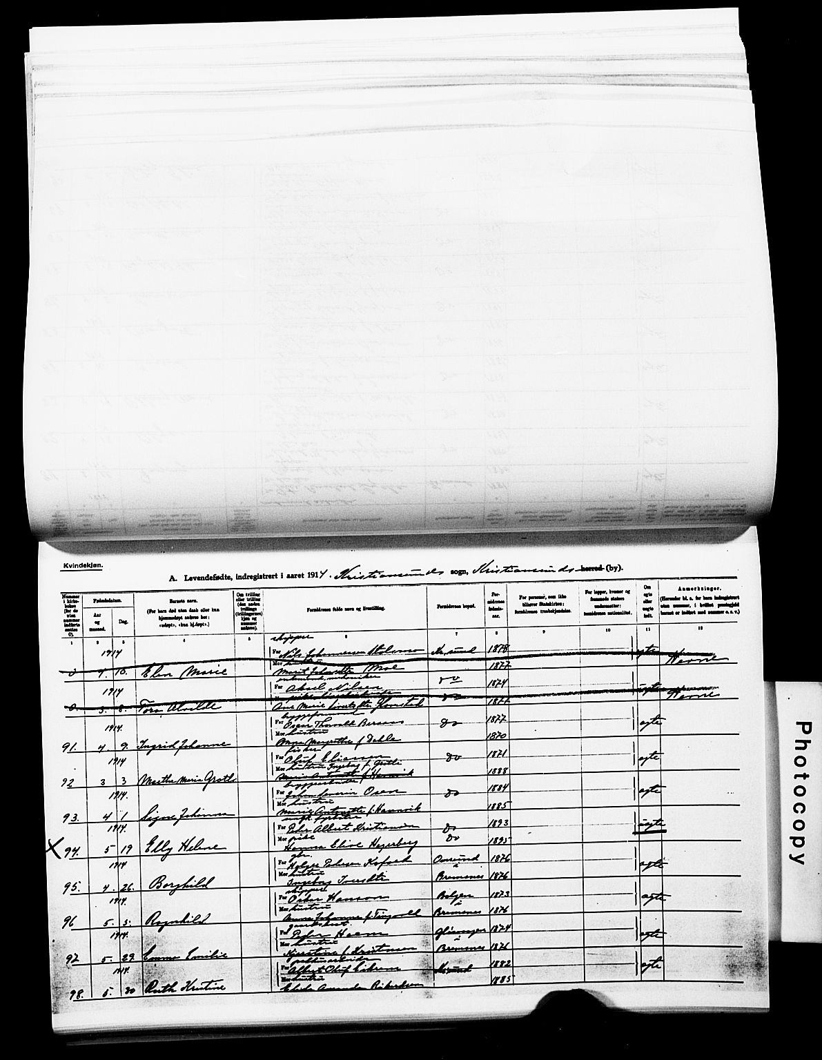 Ministerialprotokoller, klokkerbøker og fødselsregistre - Møre og Romsdal, AV/SAT-A-1454/572/L0861: Parish register (official) no. 572D05, 1913-1920