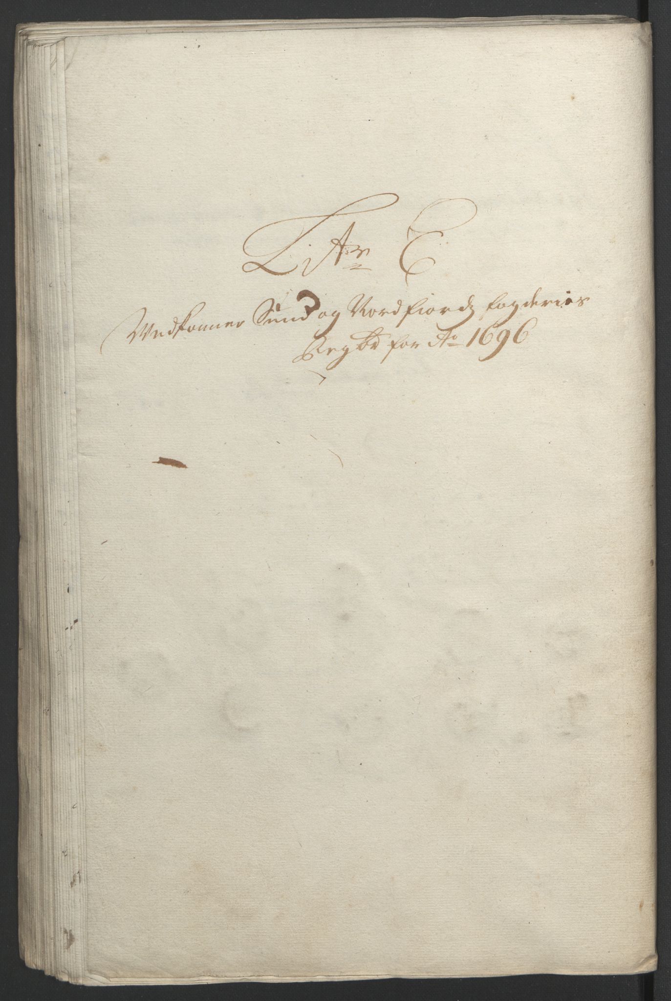 Rentekammeret inntil 1814, Reviderte regnskaper, Fogderegnskap, AV/RA-EA-4092/R53/L3422: Fogderegnskap Sunn- og Nordfjord, 1695-1696, p. 360