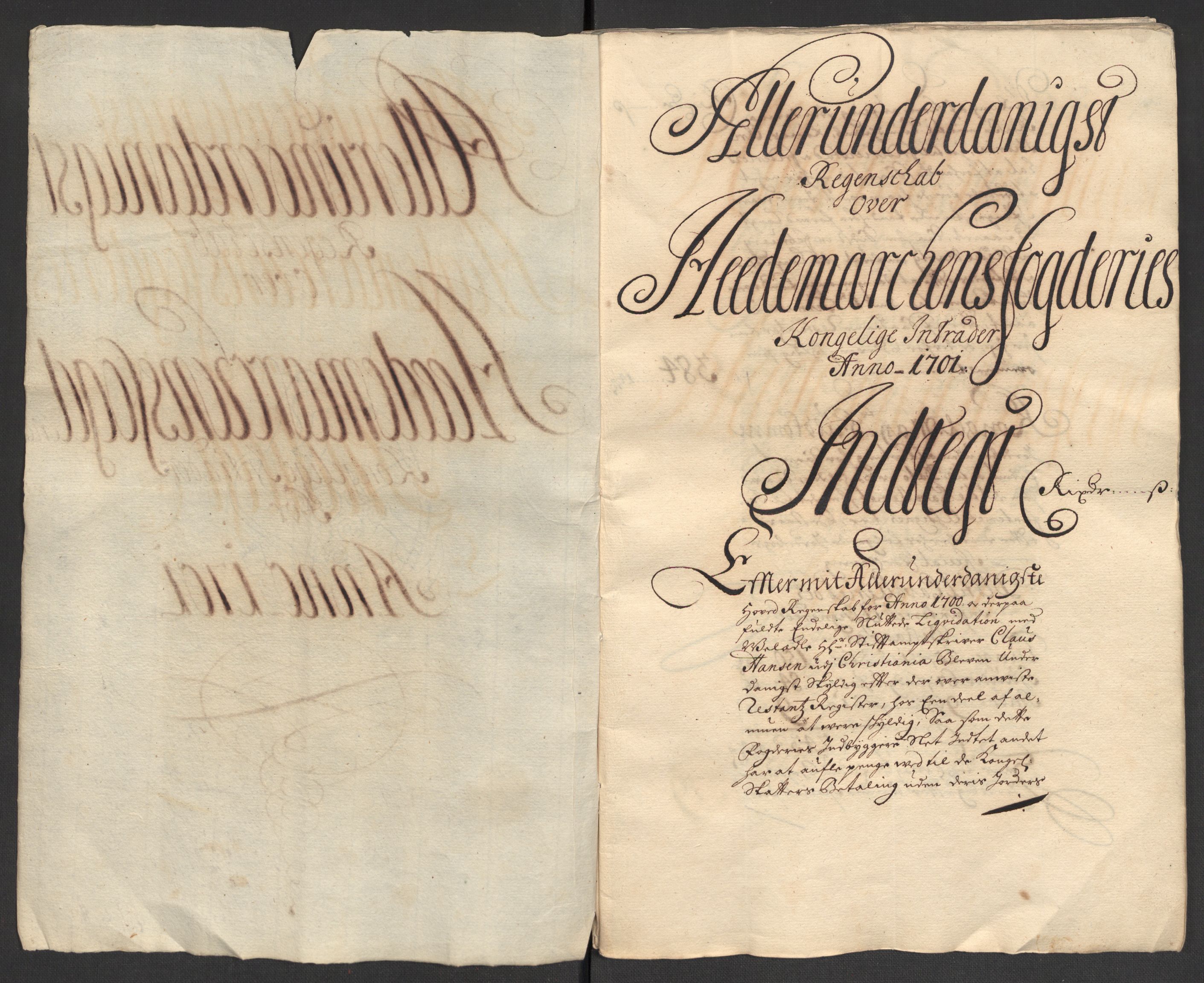 Rentekammeret inntil 1814, Reviderte regnskaper, Fogderegnskap, AV/RA-EA-4092/R16/L1040: Fogderegnskap Hedmark, 1701-1702, p. 4