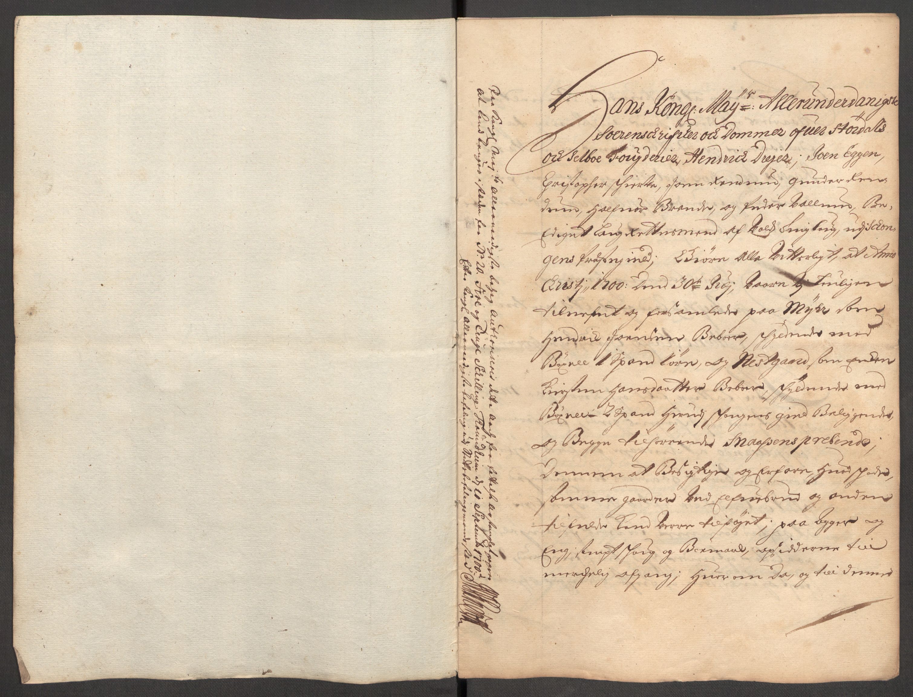 Rentekammeret inntil 1814, Reviderte regnskaper, Fogderegnskap, AV/RA-EA-4092/R62/L4192: Fogderegnskap Stjørdal og Verdal, 1700, p. 258