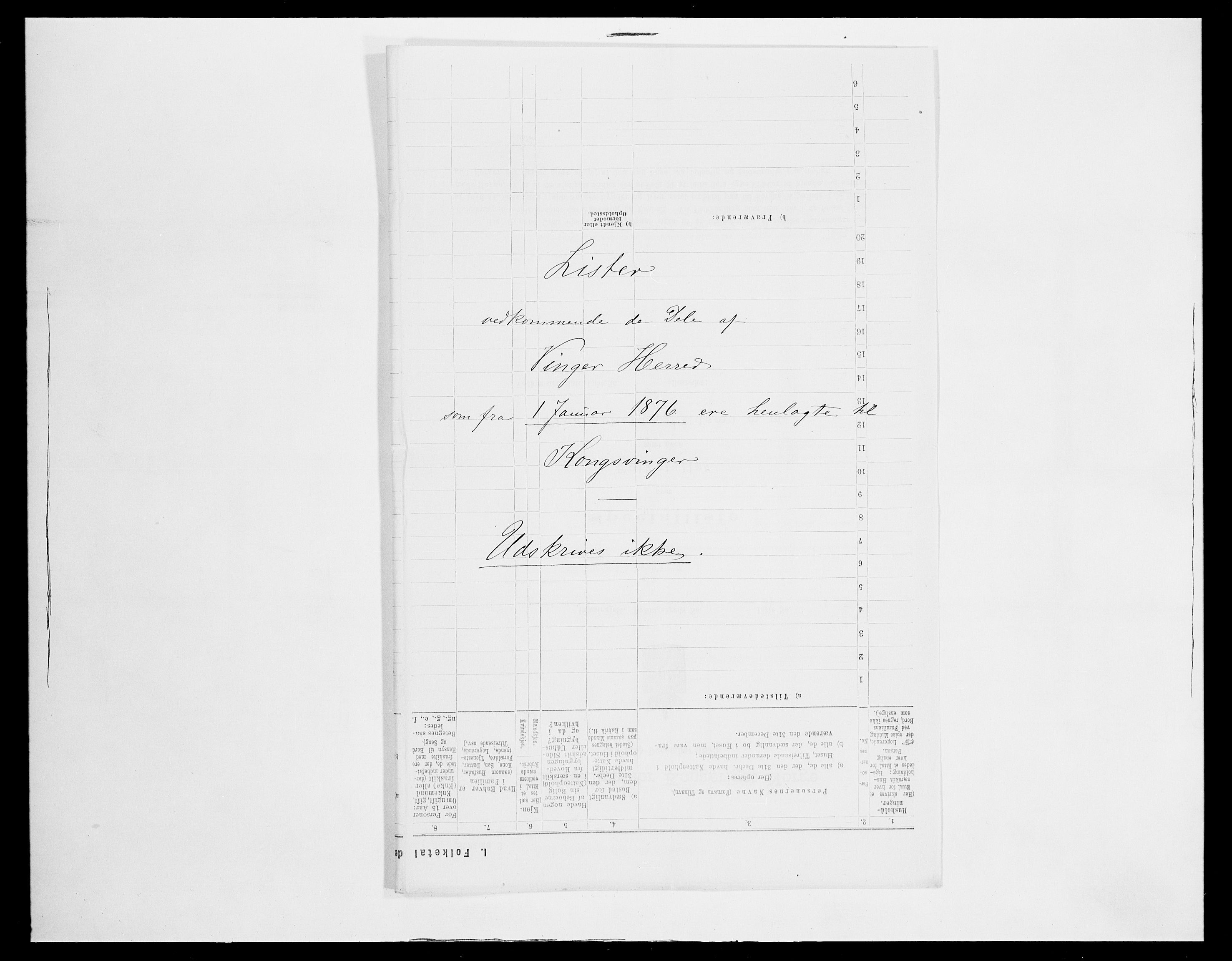 SAH, 1875 census for 0402B Vinger/Kongsvinger, 1875, p. 194