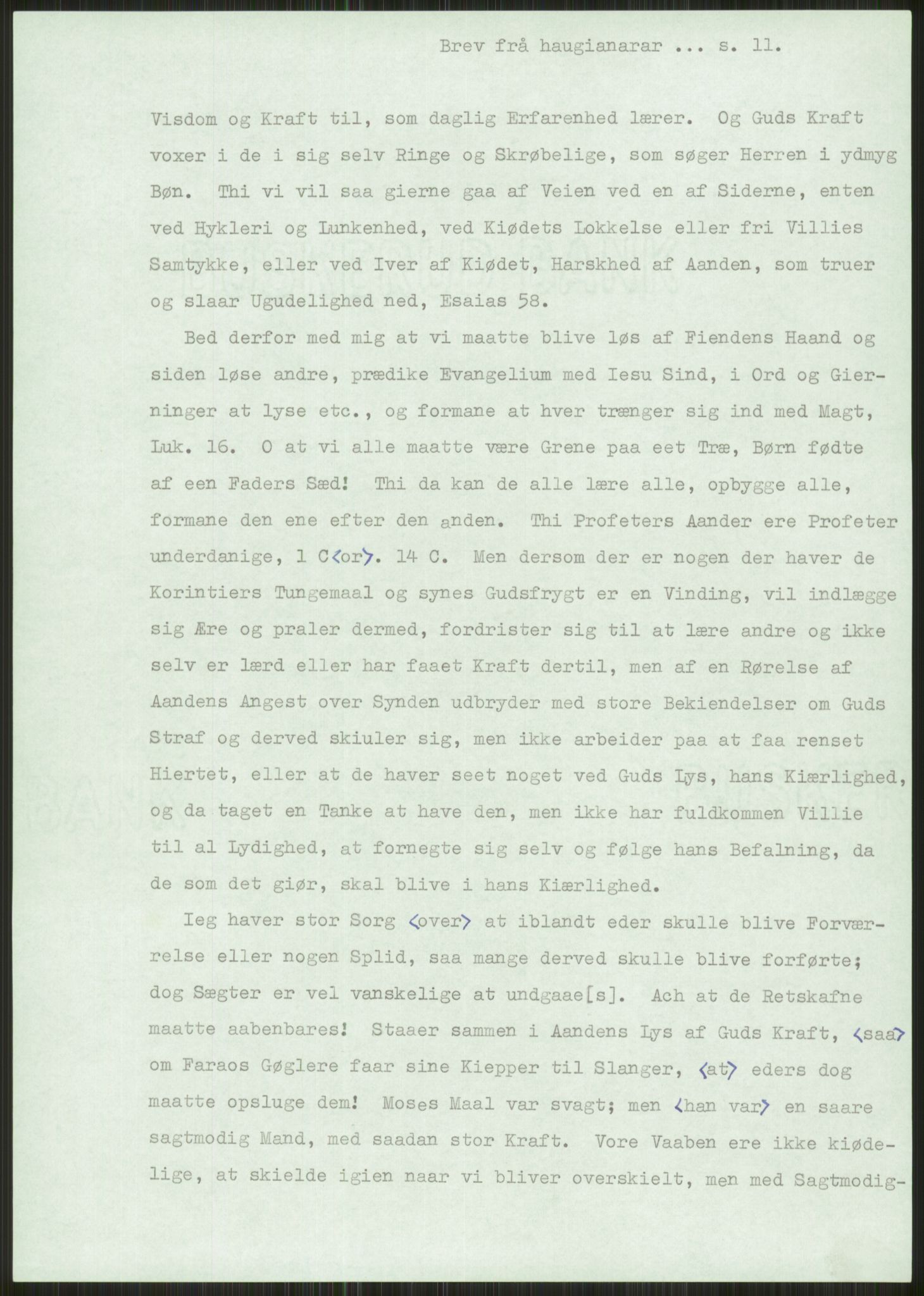 Samlinger til kildeutgivelse, Haugianerbrev, AV/RA-EA-6834/F/L0001: Haugianerbrev I: 1760-1804, 1760-1804, p. 11