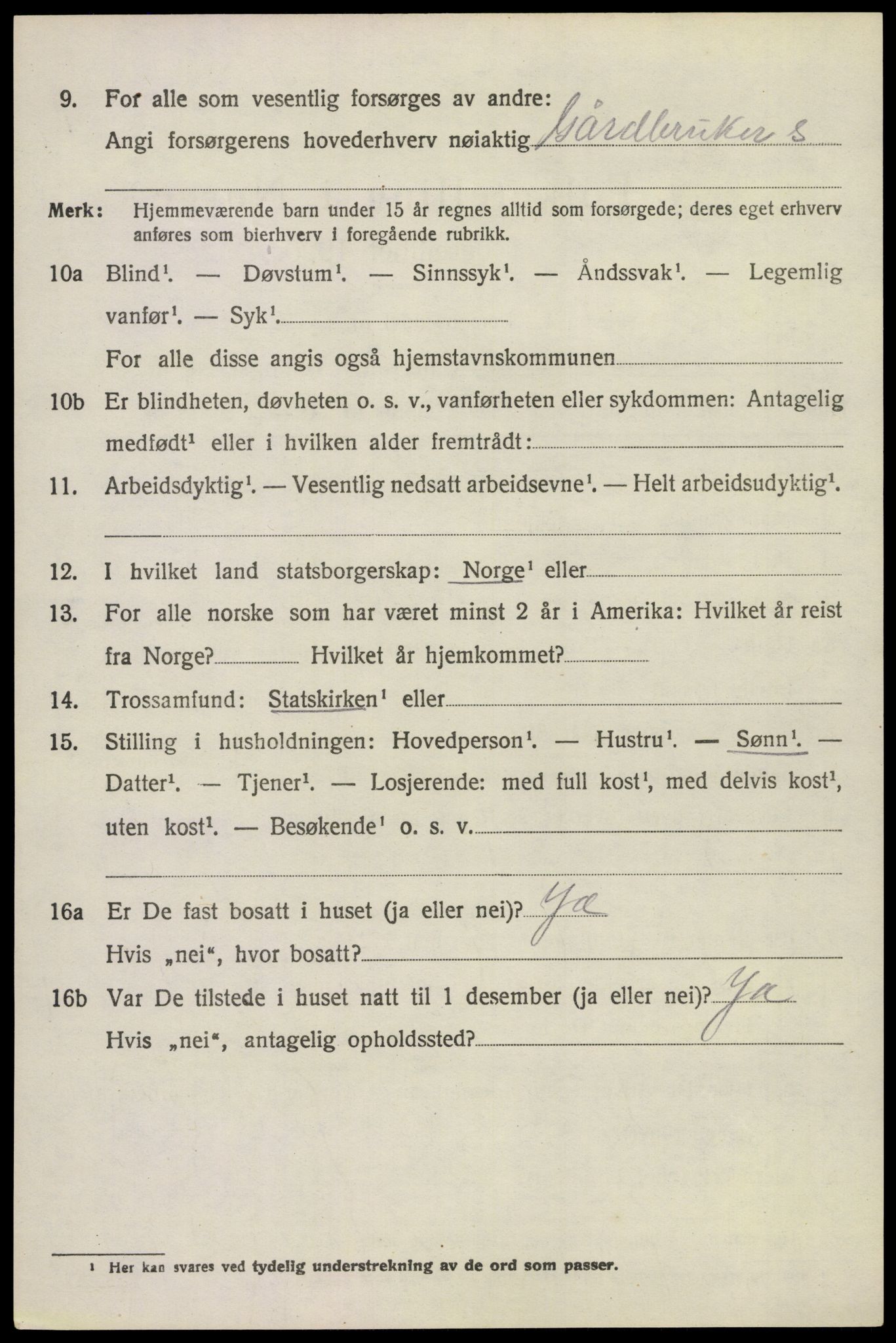 SAKO, 1920 census for Lardal, 1920, p. 4392