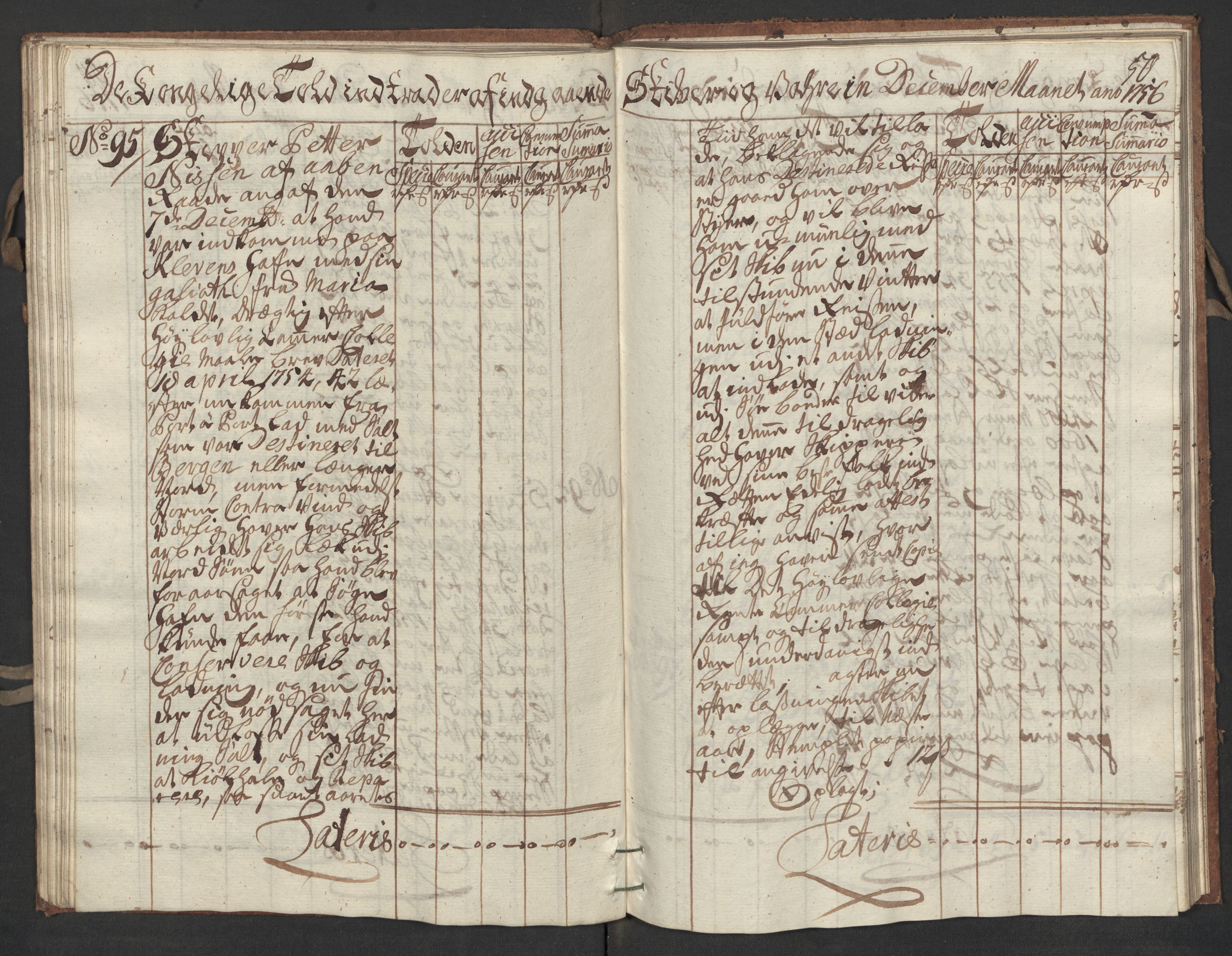 Generaltollkammeret, tollregnskaper, AV/RA-EA-5490/R17/L0017/0001: Tollregnskaper Mandal / Inngående kontratollbok, 1756, p. 49b-50a