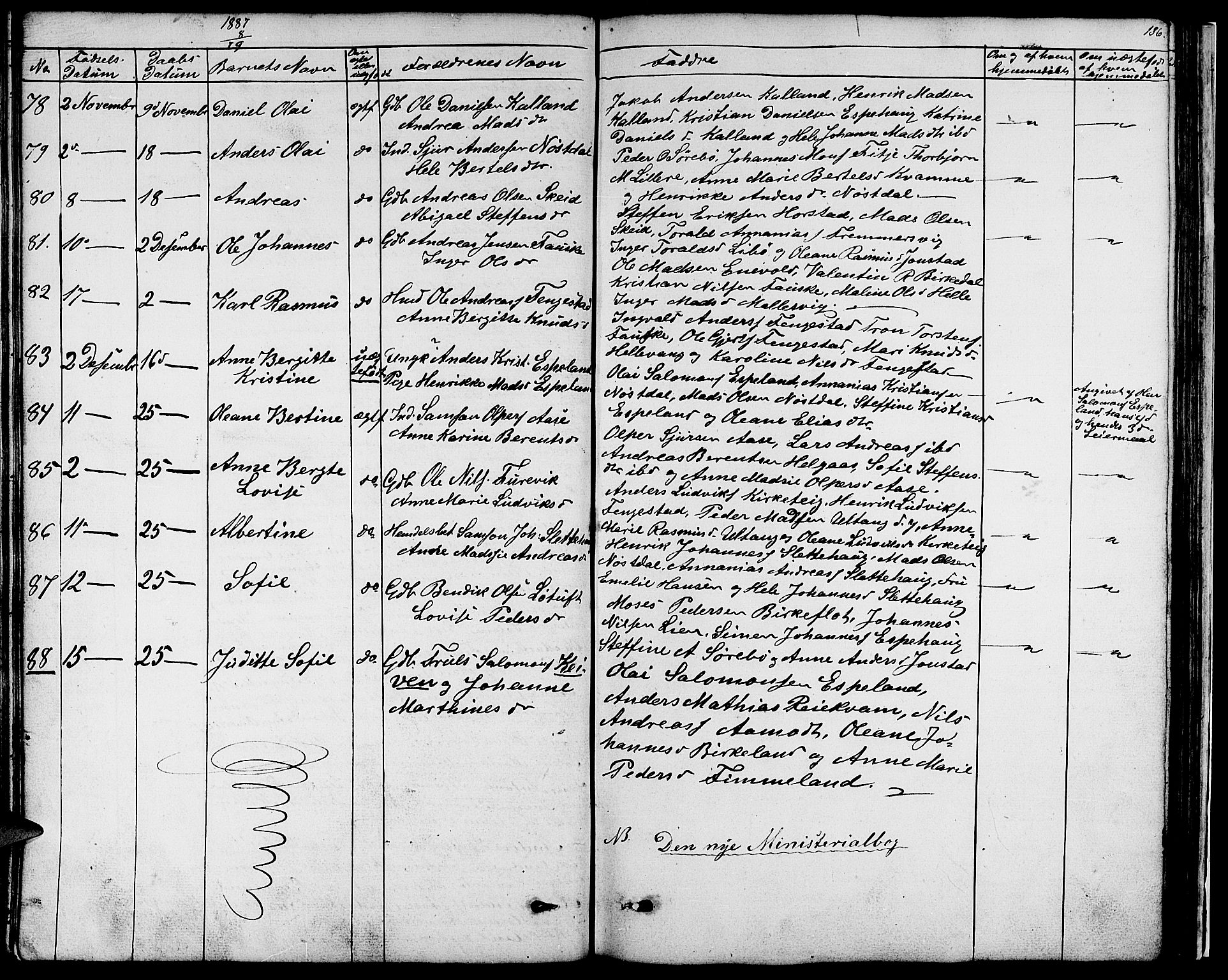 Førde sokneprestembete, SAB/A-79901/H/Hab/Habd/L0001: Parish register (copy) no. D 1, 1852-1877, p. 136