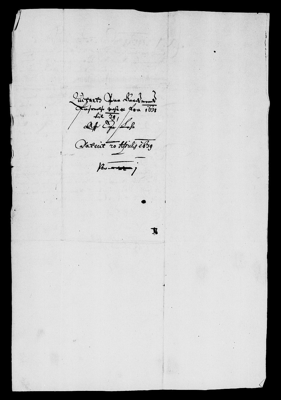 Rentekammeret inntil 1814, Reviderte regnskaper, Lensregnskaper, AV/RA-EA-5023/R/Rb/Rbm/L0004: Eiker len, 1626-1640