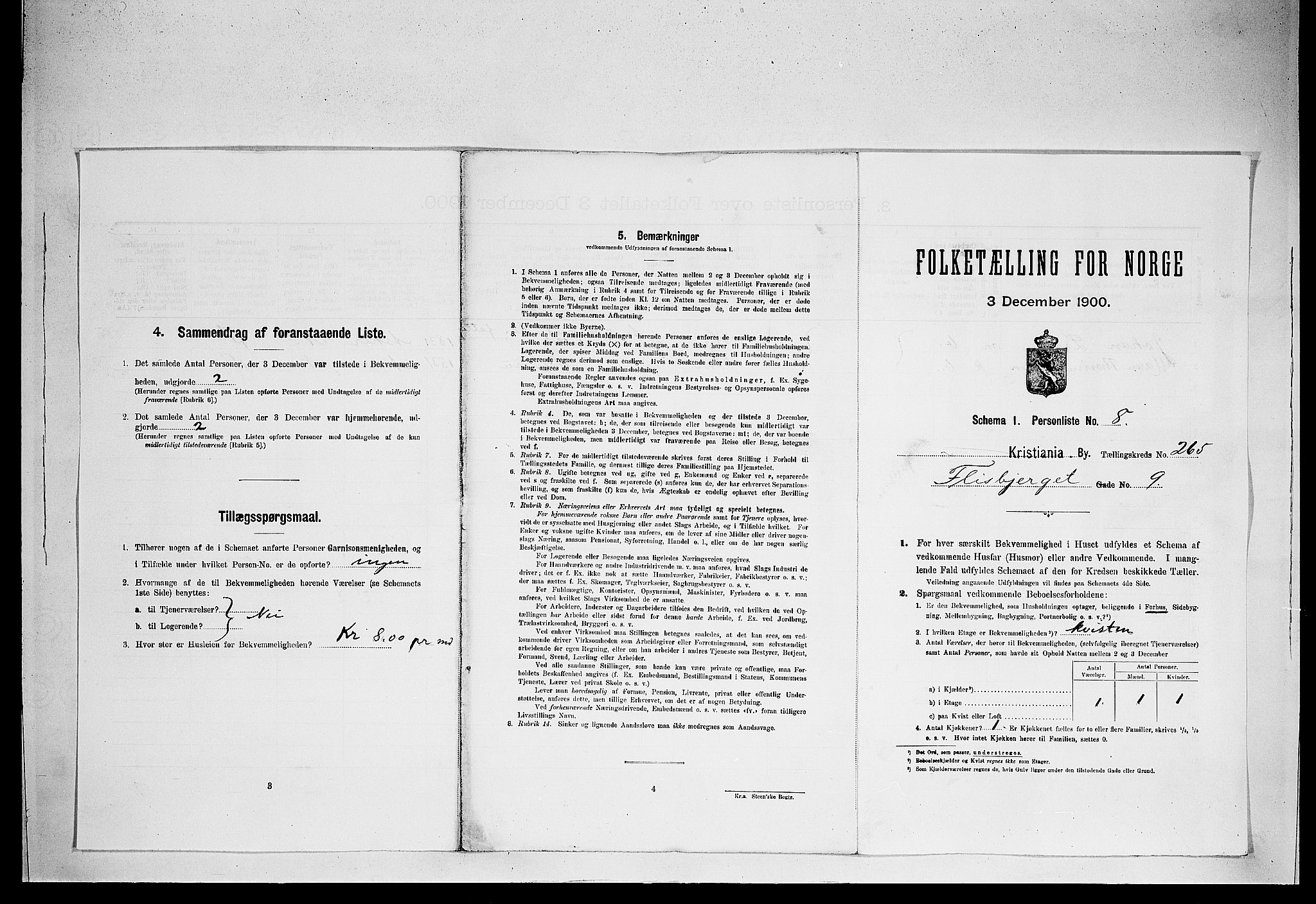 SAO, 1900 census for Kristiania, 1900, p. 23568