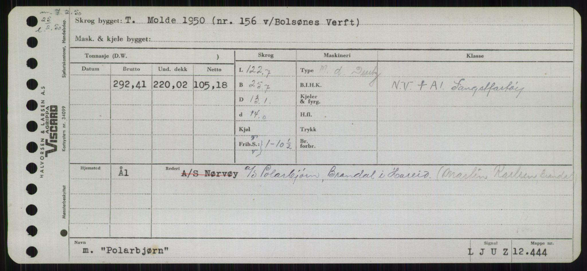 Sjøfartsdirektoratet med forløpere, Skipsmålingen, RA/S-1627/H/Hb/L0004: Fartøy, O-S, p. 101