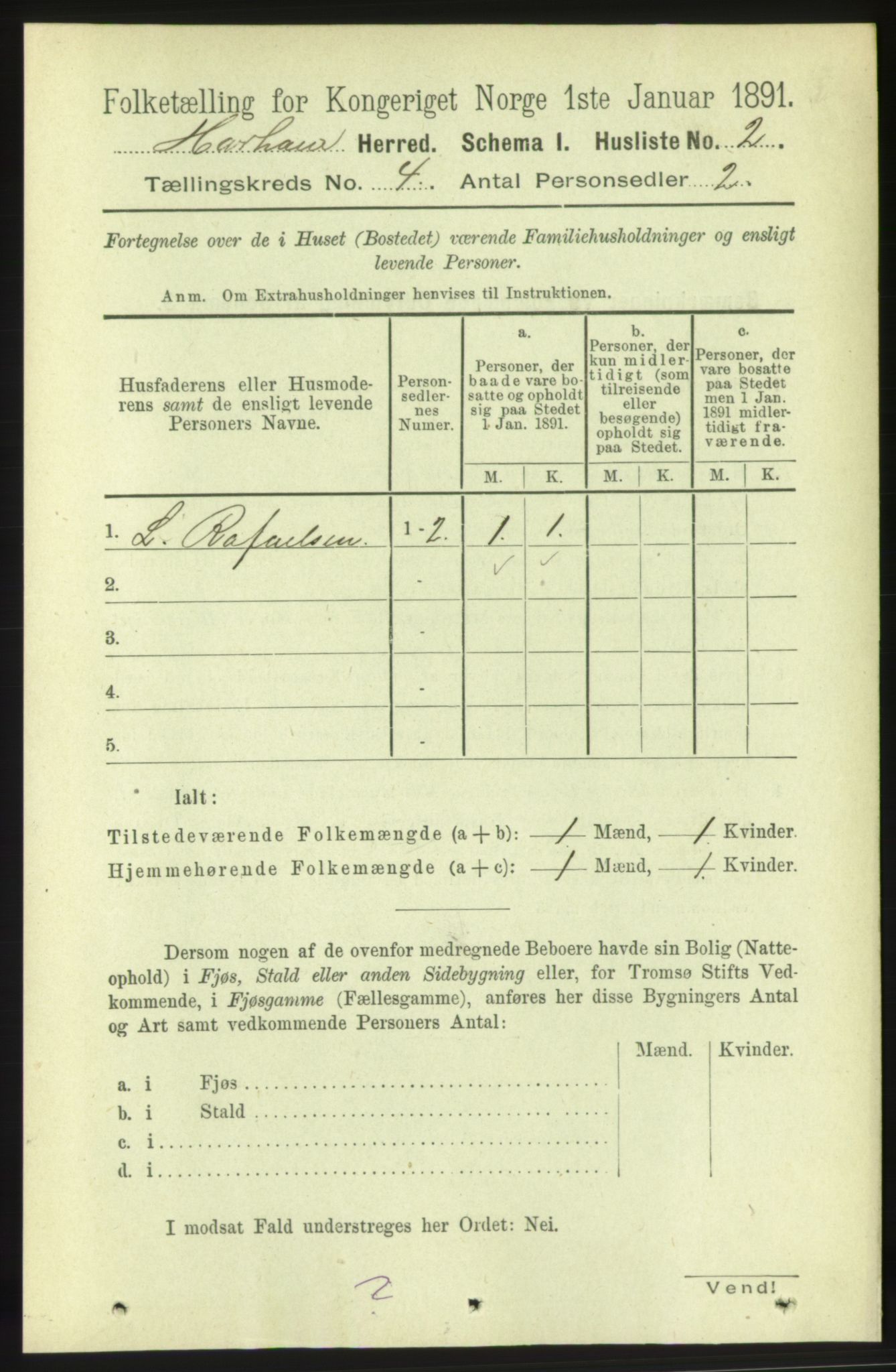 RA, 1891 census for 1534 Haram, 1891, p. 1759