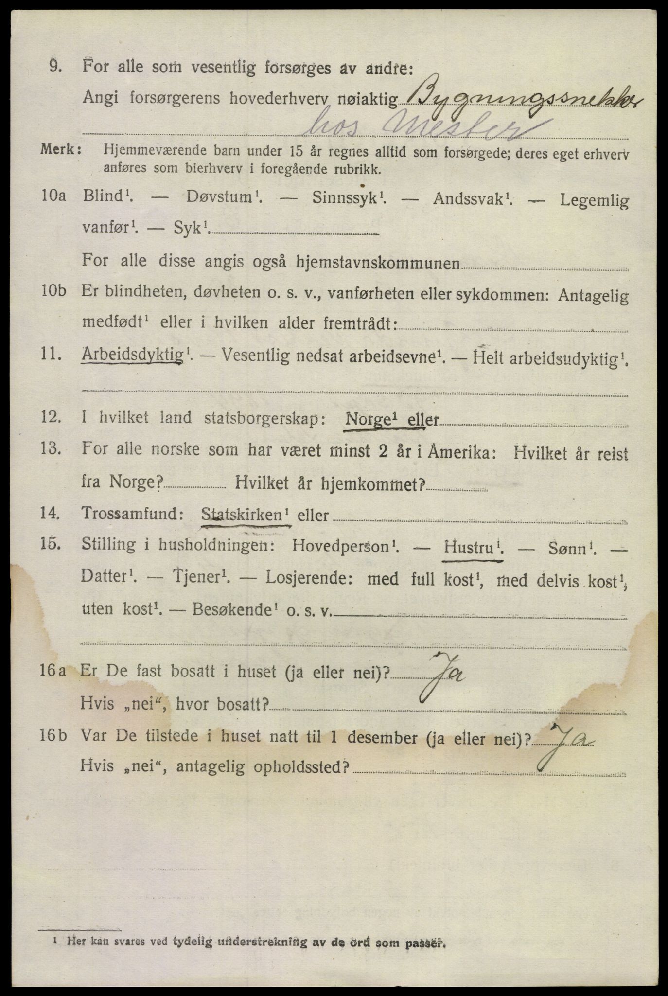 SAKO, 1920 census for Drangedal, 1920, p. 4970