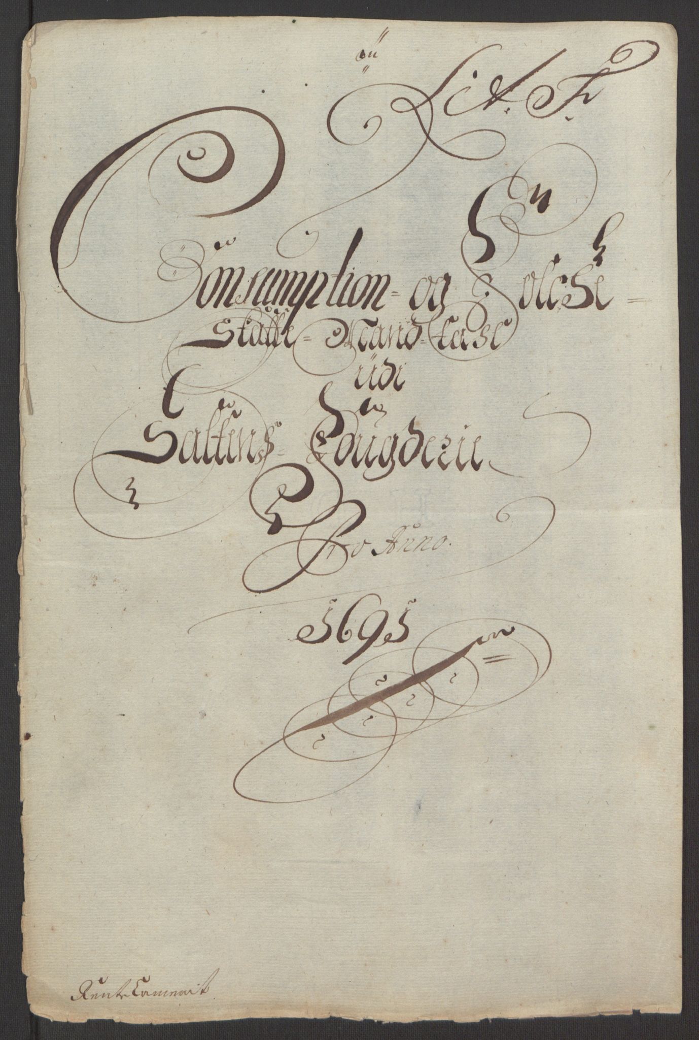 Rentekammeret inntil 1814, Reviderte regnskaper, Fogderegnskap, RA/EA-4092/R66/L4577: Fogderegnskap Salten, 1691-1693, p. 60