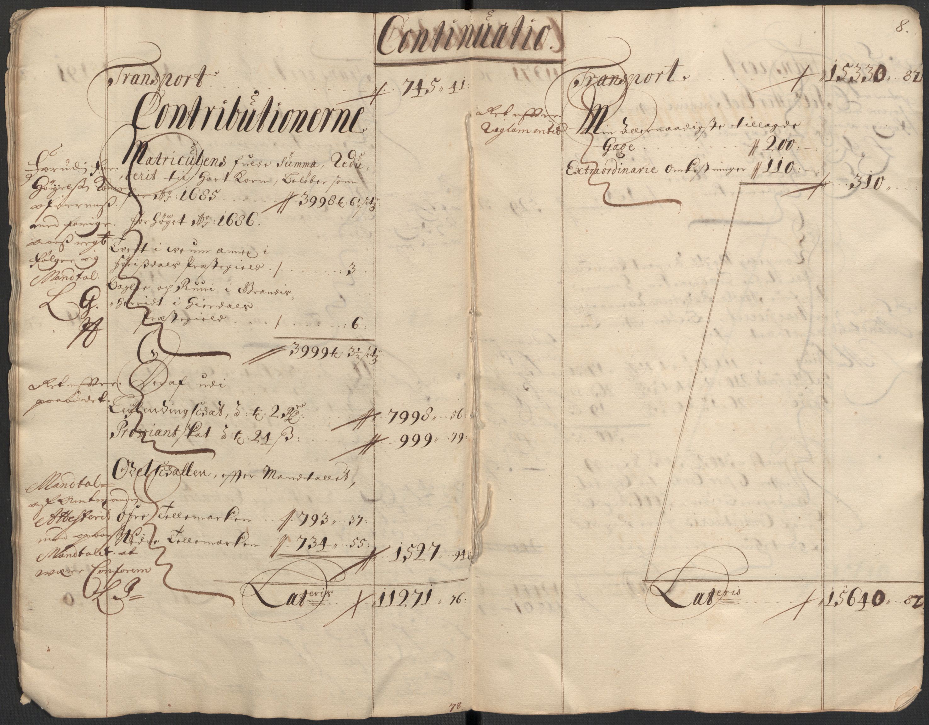 Rentekammeret inntil 1814, Reviderte regnskaper, Fogderegnskap, AV/RA-EA-4092/R35/L2083: Fogderegnskap Øvre og Nedre Telemark, 1686, p. 10