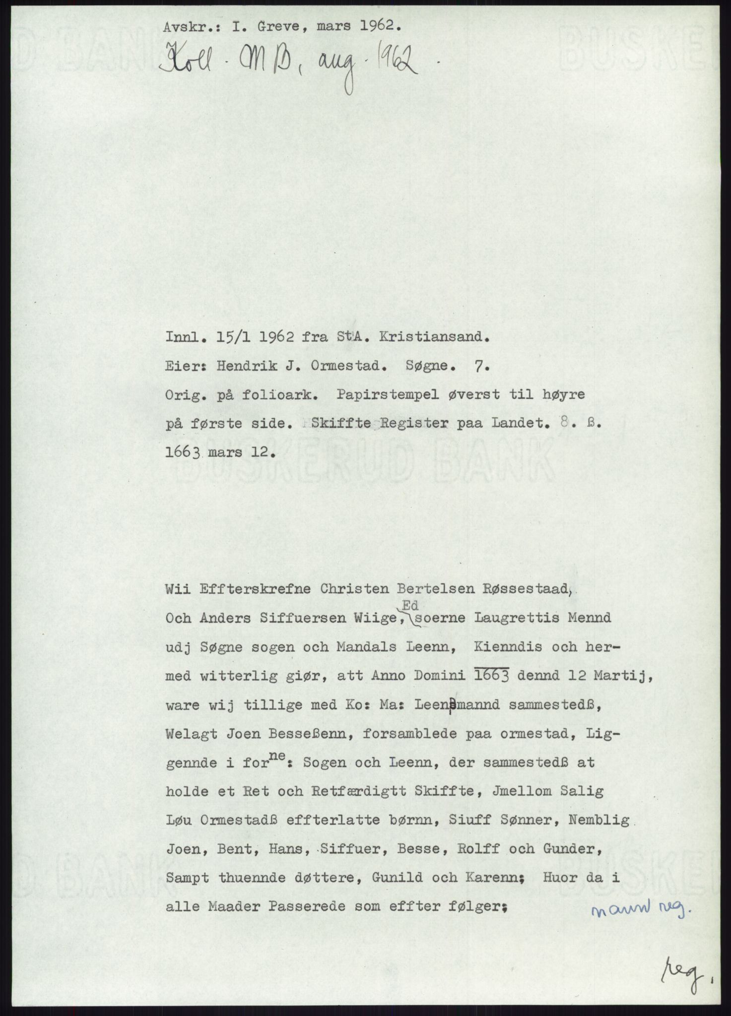 Samlinger til kildeutgivelse, Diplomavskriftsamlingen, AV/RA-EA-4053/H/Ha, p. 2224