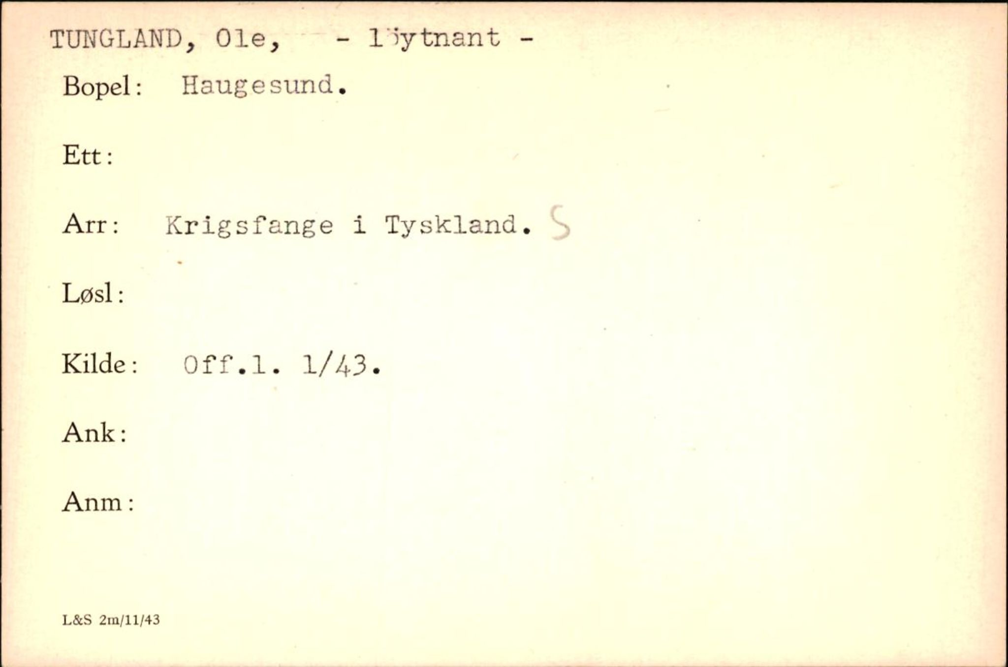 Forsvaret, Forsvarets krigshistoriske avdeling, AV/RA-RAFA-2017/Y/Yf/L0200: II-C-11-2102  -  Norske krigsfanger i Tyskland, 1940-1945, p. 1079