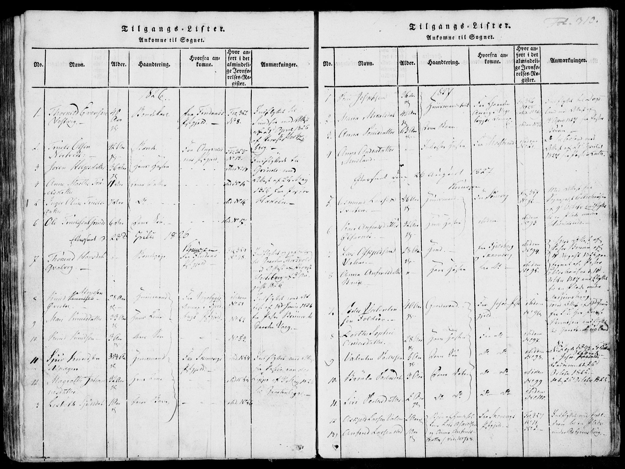 Skjold sokneprestkontor, AV/SAST-A-101847/H/Ha/Haa/L0003: Parish register (official) no. A 3, 1815-1835, p. 310