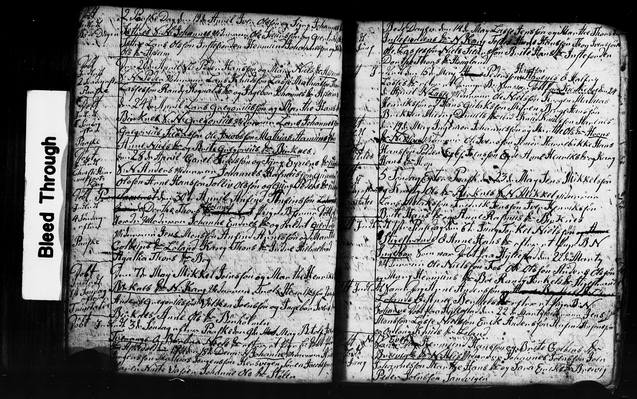 Gulen sokneprestembete, AV/SAB-A-80201/H/Hab: Parish register (copy) no. A 2, 1791-1814