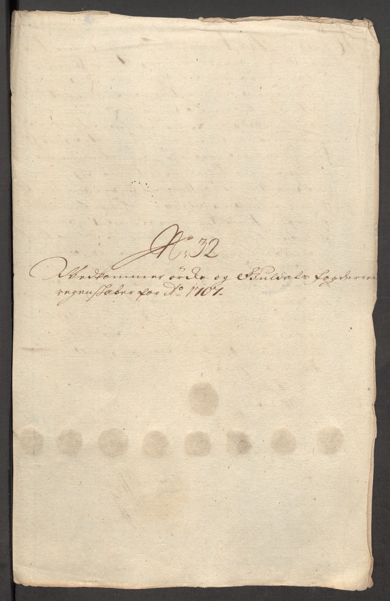 Rentekammeret inntil 1814, Reviderte regnskaper, Fogderegnskap, AV/RA-EA-4092/R60/L3957: Fogderegnskap Orkdal og Gauldal, 1707, p. 368