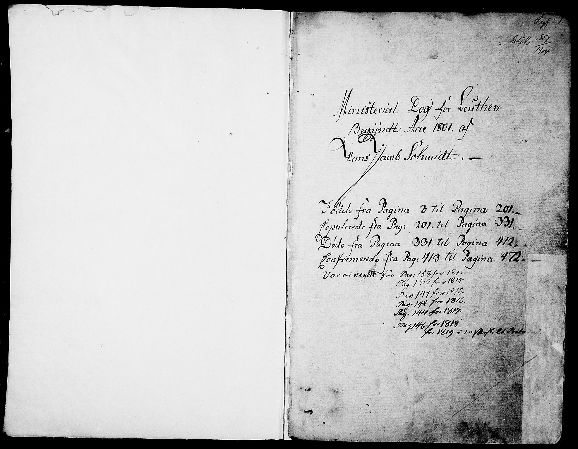 Løten prestekontor, AV/SAH-PREST-022/K/Ka/L0004: Parish register (official) no. 4, 1801-1814, p. 0-1