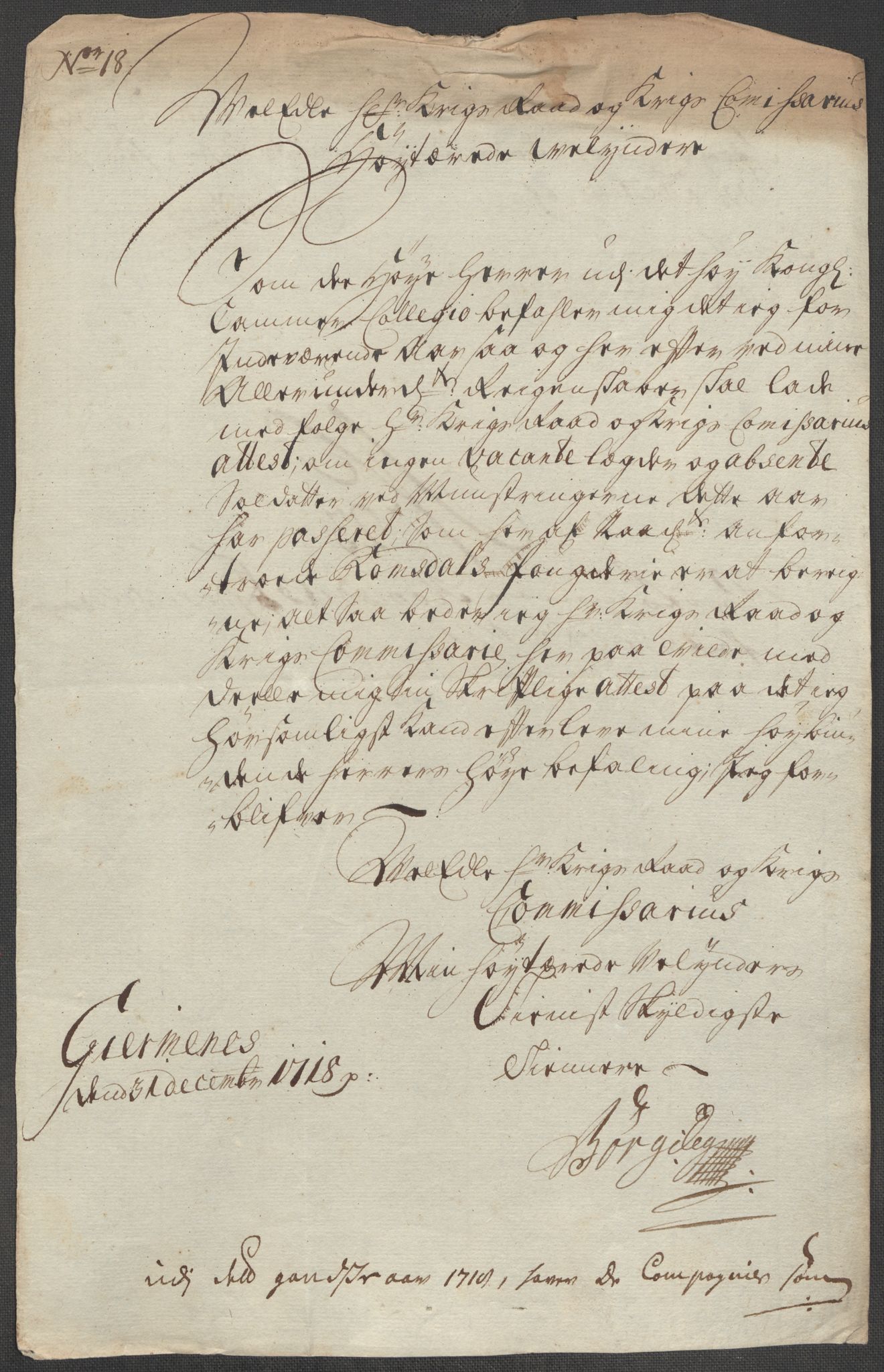 Rentekammeret inntil 1814, Reviderte regnskaper, Fogderegnskap, RA/EA-4092/R55/L3665: Fogderegnskap Romsdal, 1718, p. 169