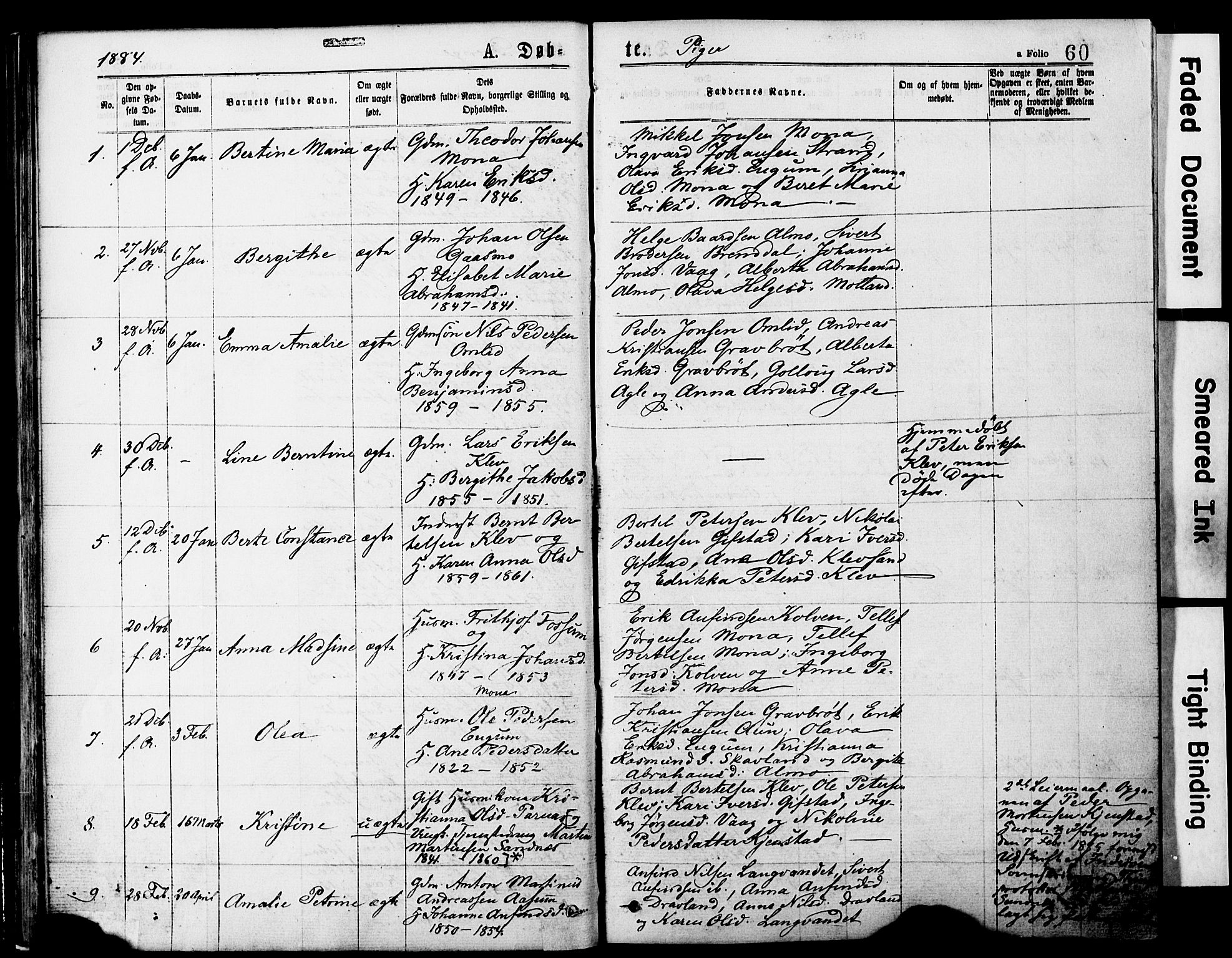 Ministerialprotokoller, klokkerbøker og fødselsregistre - Nord-Trøndelag, SAT/A-1458/749/L0473: Parish register (official) no. 749A07, 1873-1887, p. 60