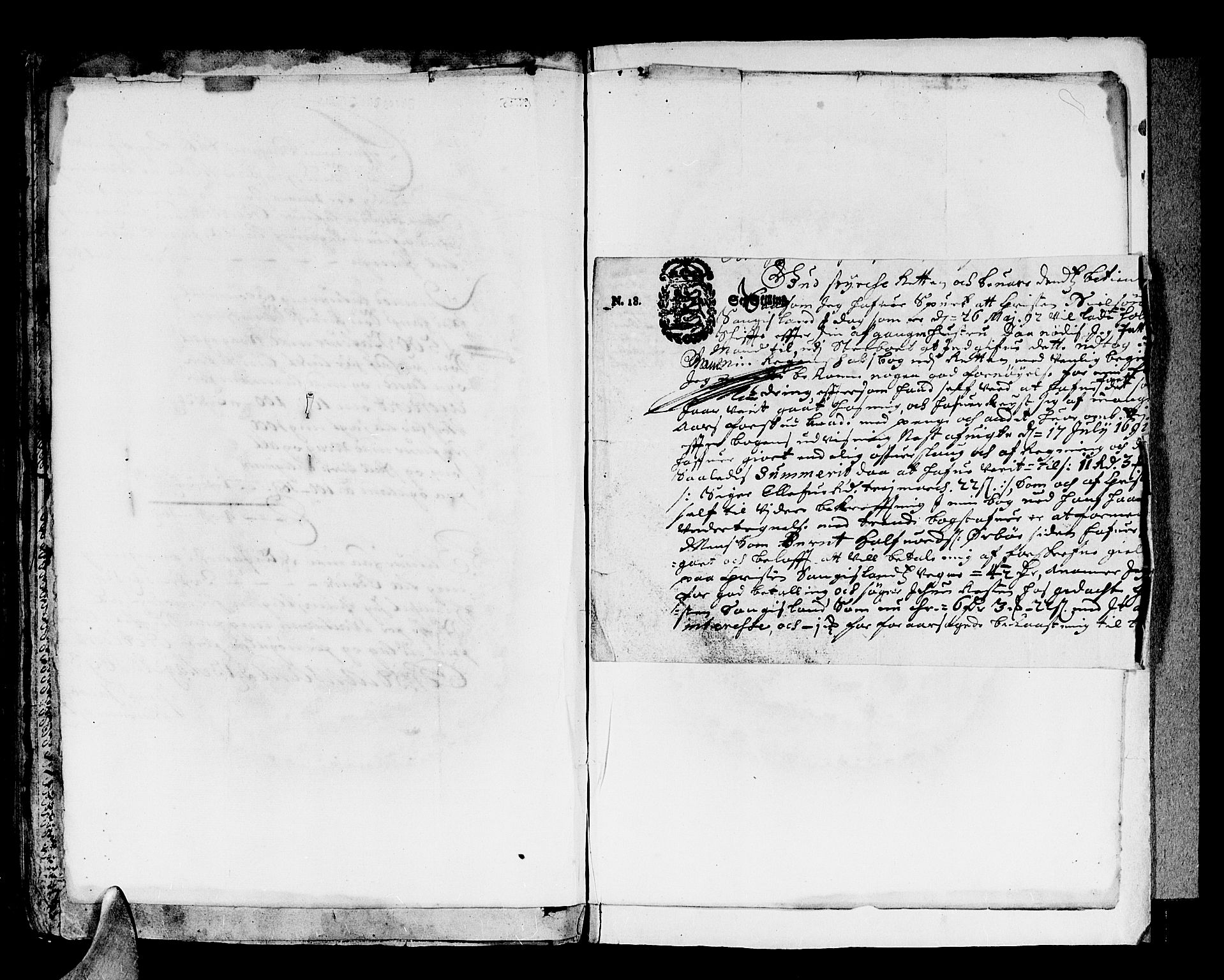 Mandal sorenskriveri, SAK/1221-0005/001/H/Hc/L0008: Skifteprotokoll med register, original i eske nr 4a, 1693-1702