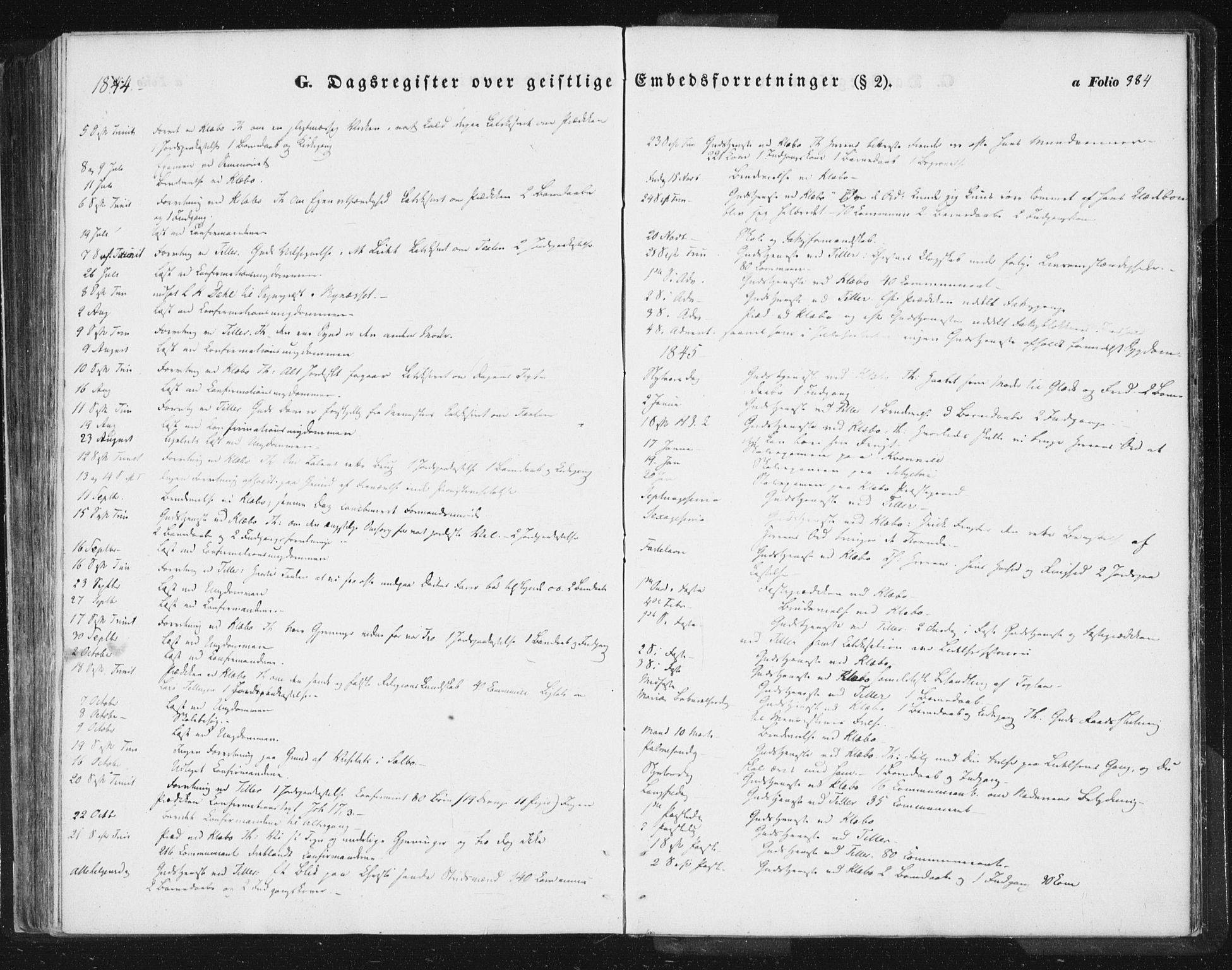 Ministerialprotokoller, klokkerbøker og fødselsregistre - Sør-Trøndelag, SAT/A-1456/618/L0441: Parish register (official) no. 618A05, 1843-1862, p. 384