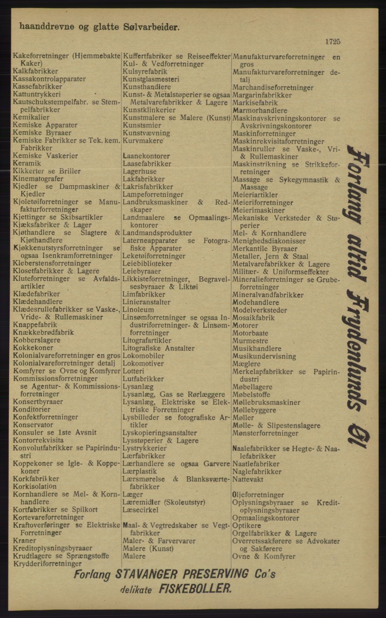 Kristiania/Oslo adressebok, PUBL/-, 1913, p. 1681