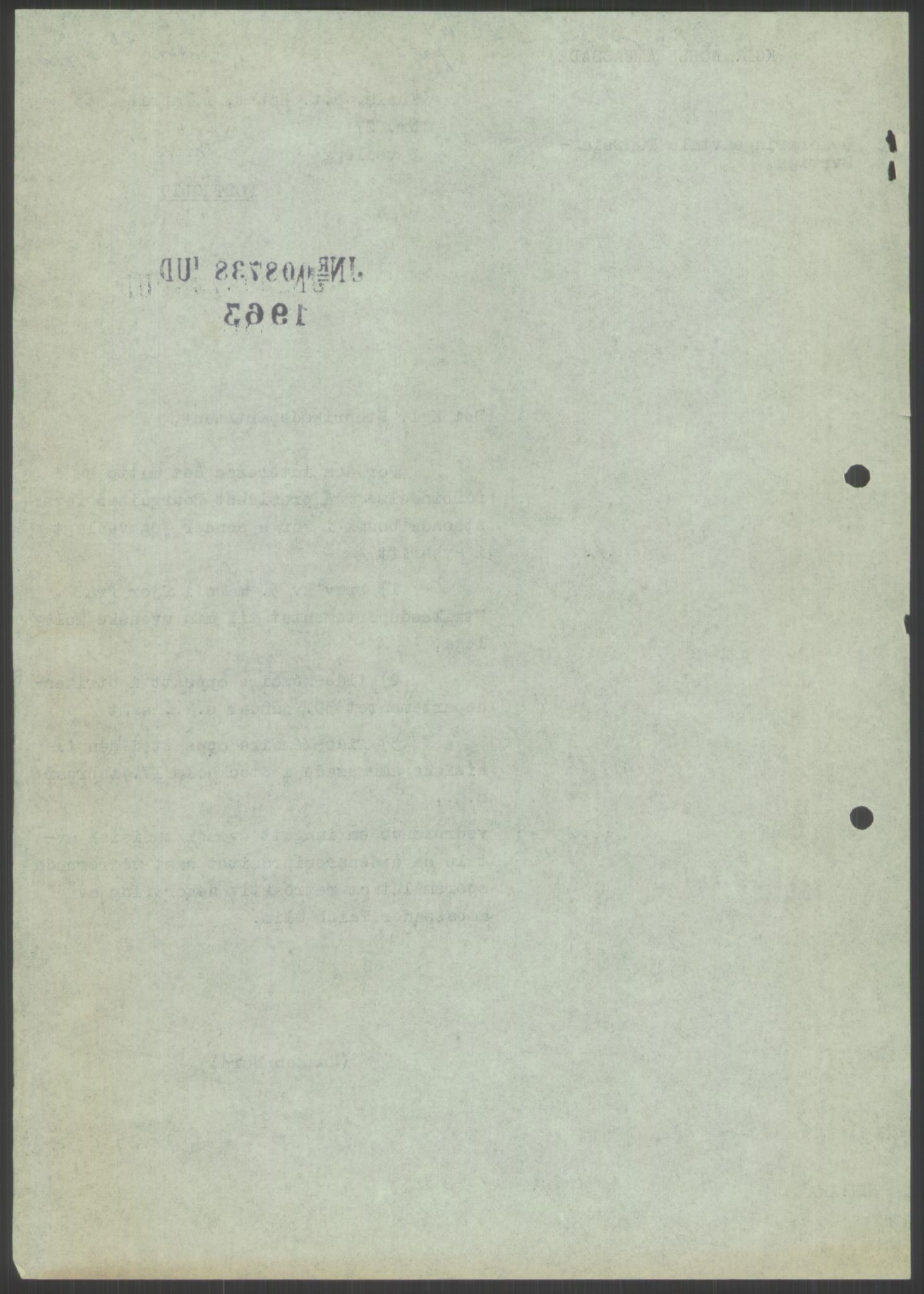 Utenriksdepartementet, hovedarkiv, AV/RA-S-6794/D/Da/Daa/L0537: Ordensvesen. Fremmede lands ordener, medaljer og hederstegn. Hjemsendelse av norske ordener etter utlendinger, 1954-1969, p. 86