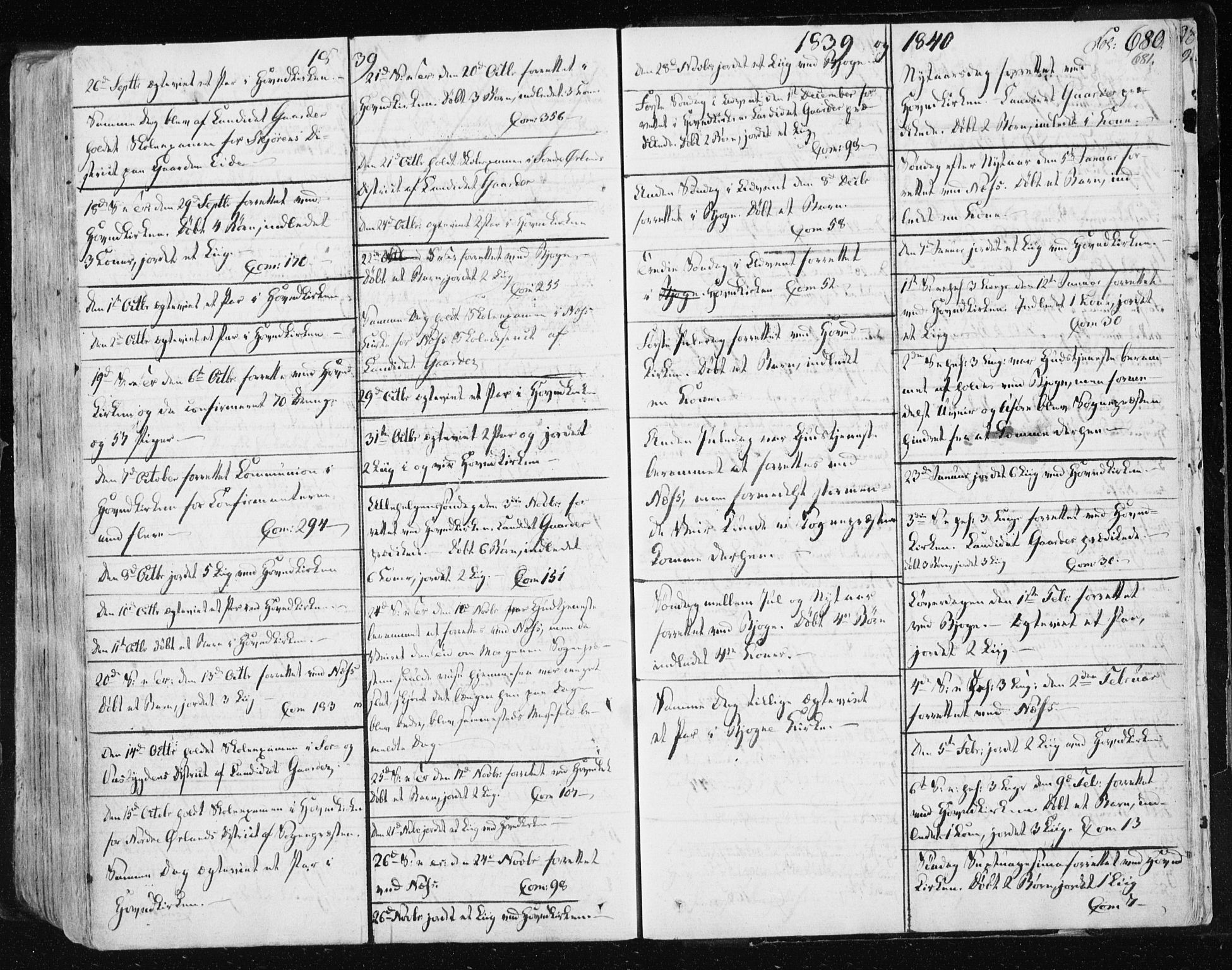 Ministerialprotokoller, klokkerbøker og fødselsregistre - Sør-Trøndelag, SAT/A-1456/659/L0735: Parish register (official) no. 659A05, 1826-1841, p. 680