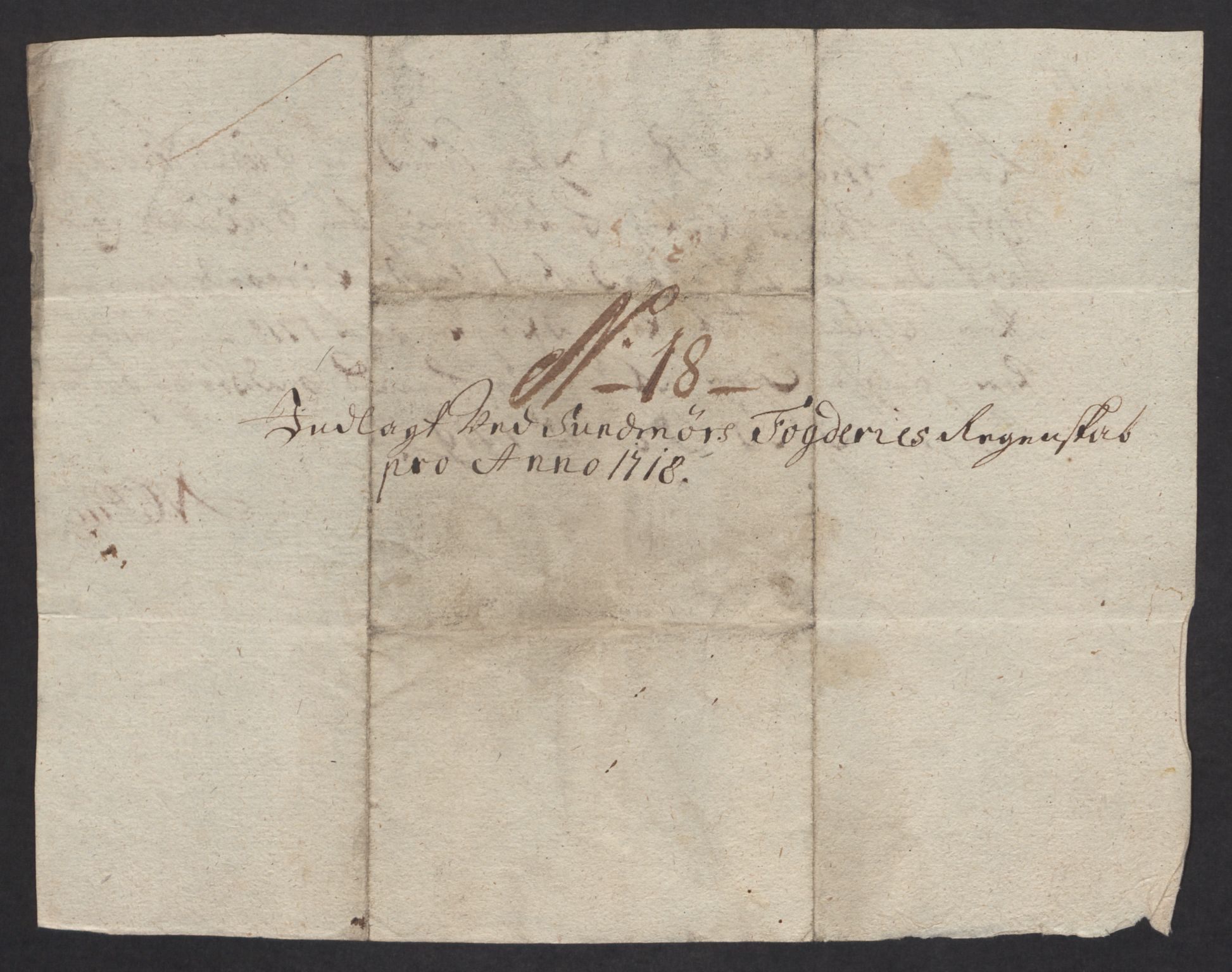 Rentekammeret inntil 1814, Reviderte regnskaper, Fogderegnskap, AV/RA-EA-4092/R54/L3570: Fogderegnskap Sunnmøre, 1718, p. 139