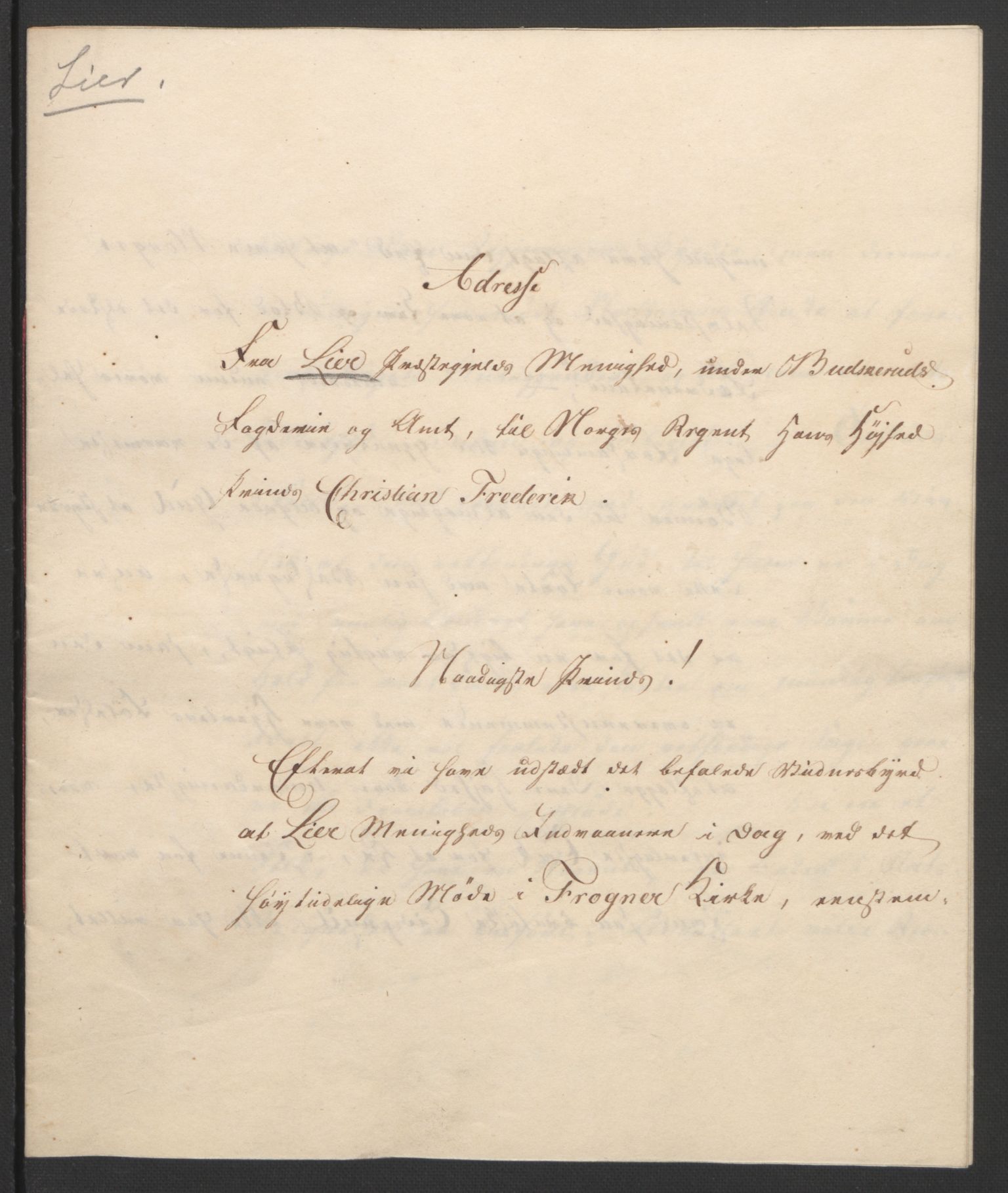 Statsrådssekretariatet, RA/S-1001/D/Db/L0007: Fullmakter for Eidsvollsrepresentantene i 1814. , 1814, p. 320