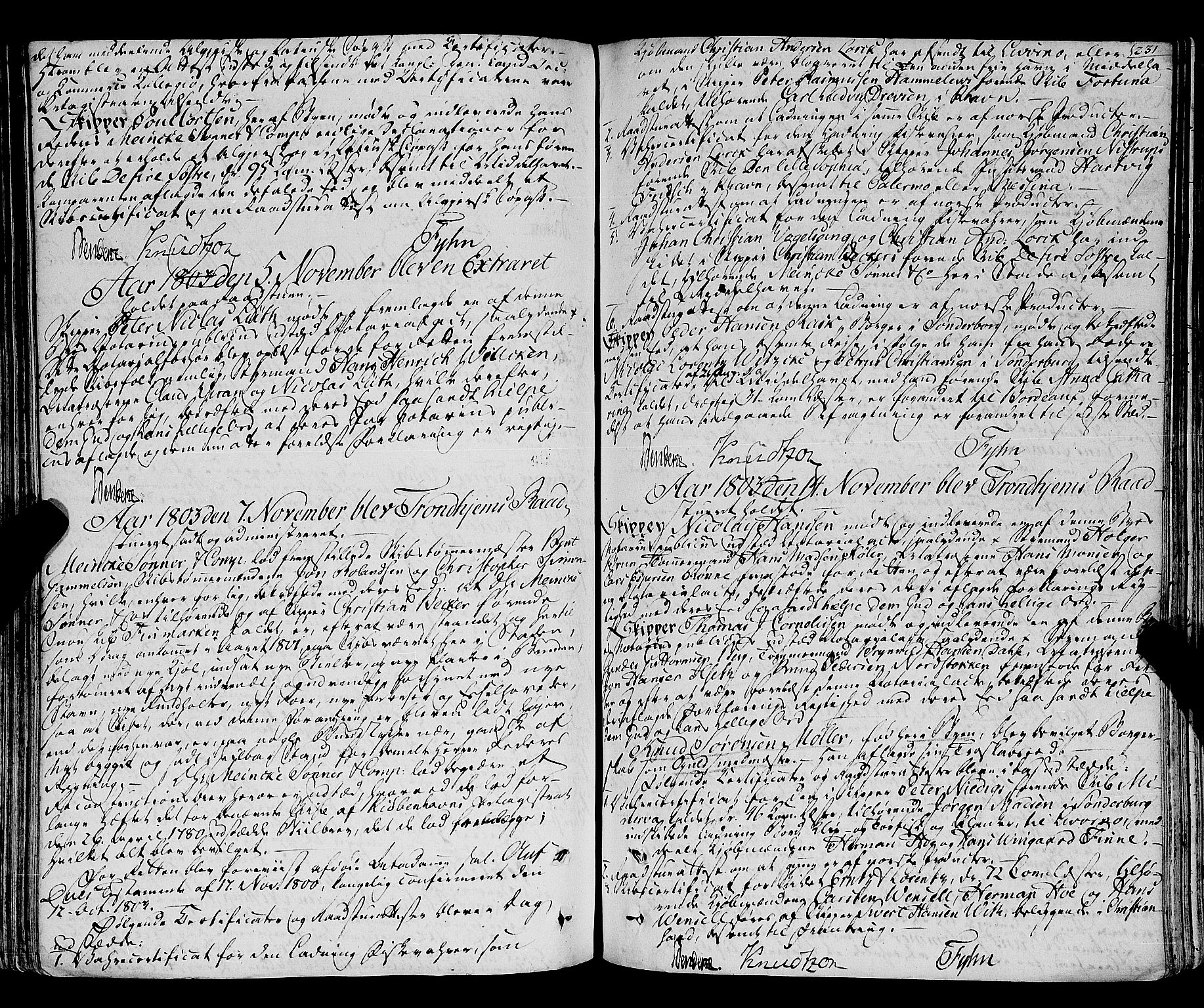 Trondheim magistrat, SAT/A-4372/A/Aa/L0018: Rådstueprotokoller, 1793-1826, p. 231