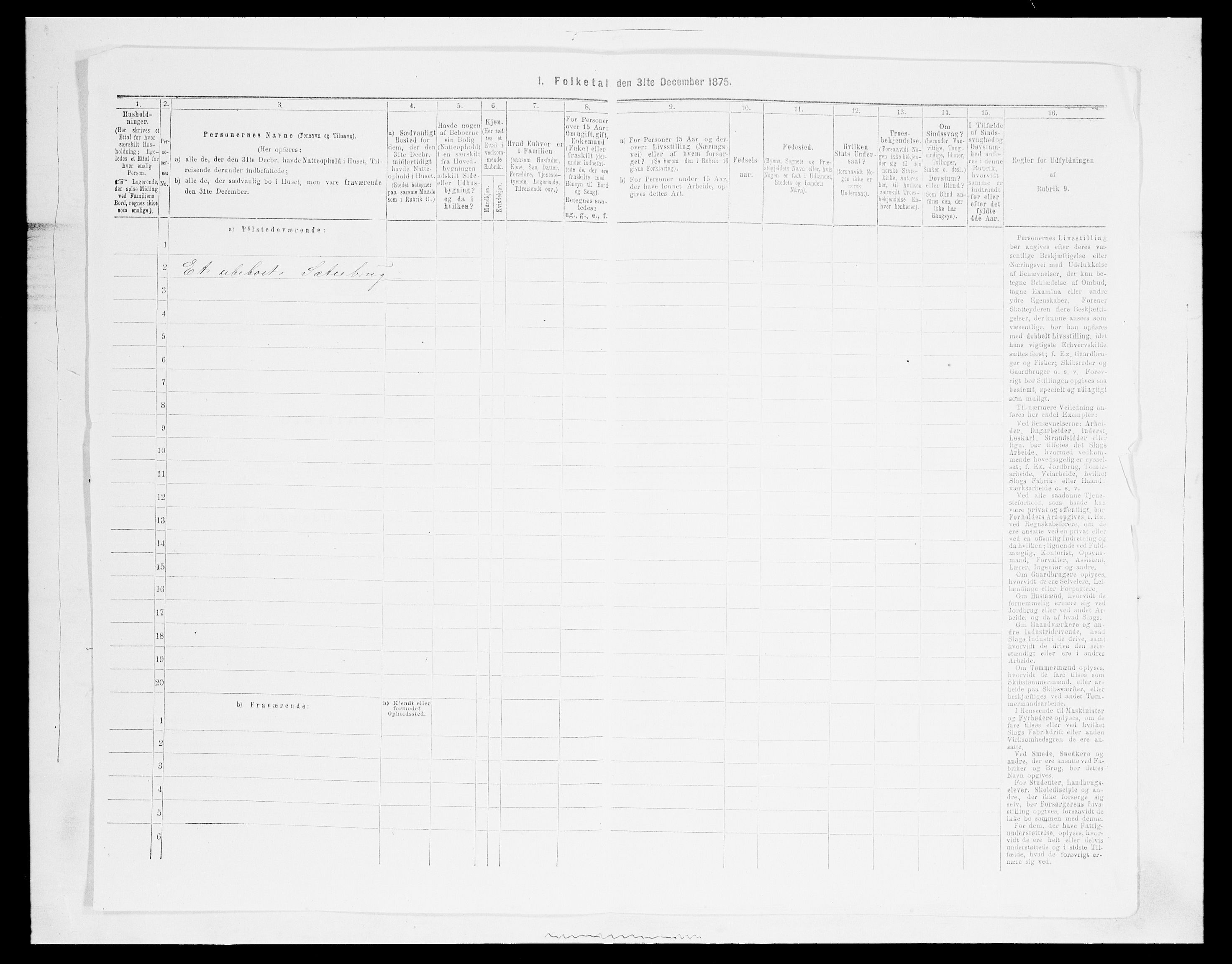 SAH, 1875 census for 0515P Vågå, 1875, p. 1356