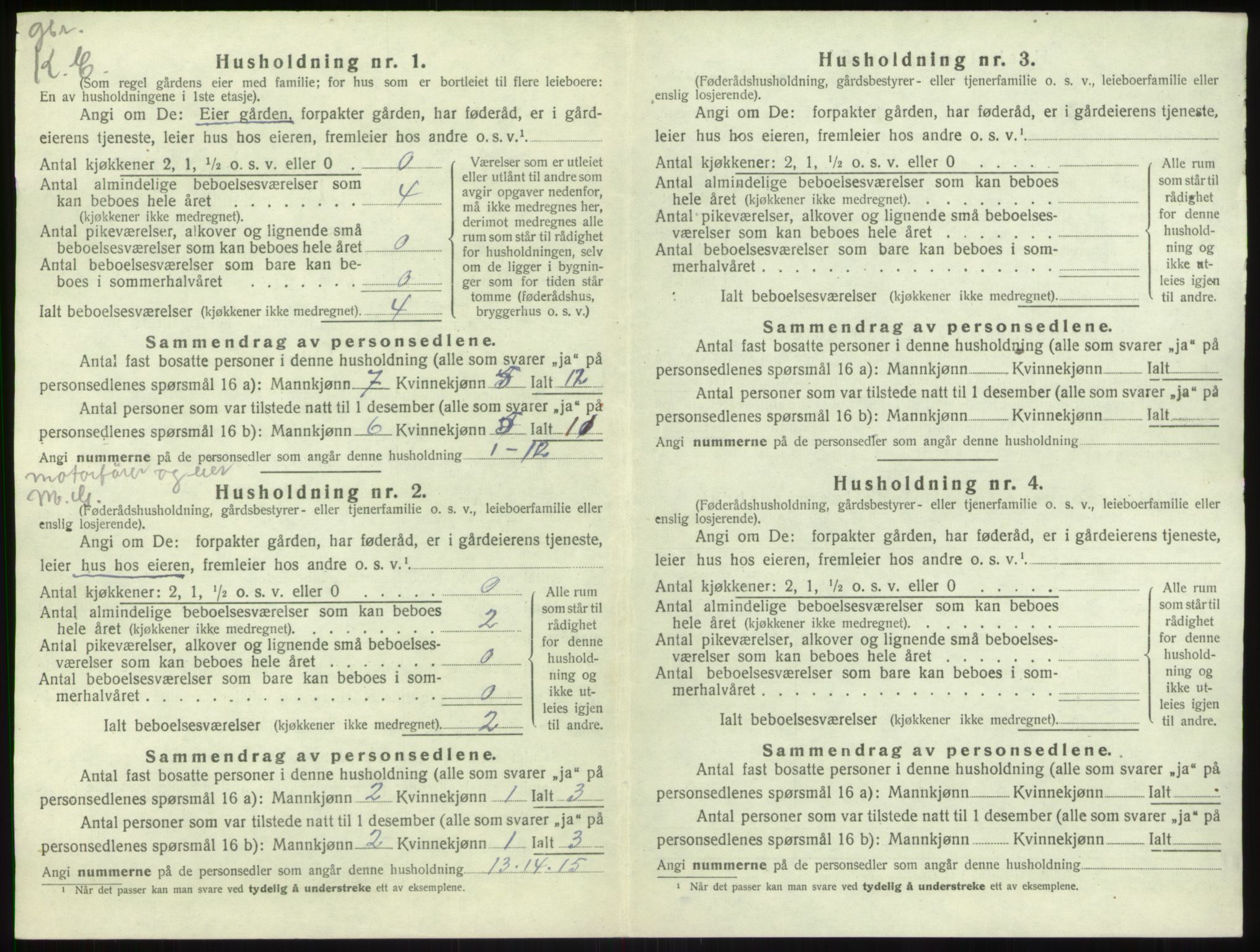 SAB, 1920 census for Leikanger, 1920, p. 560