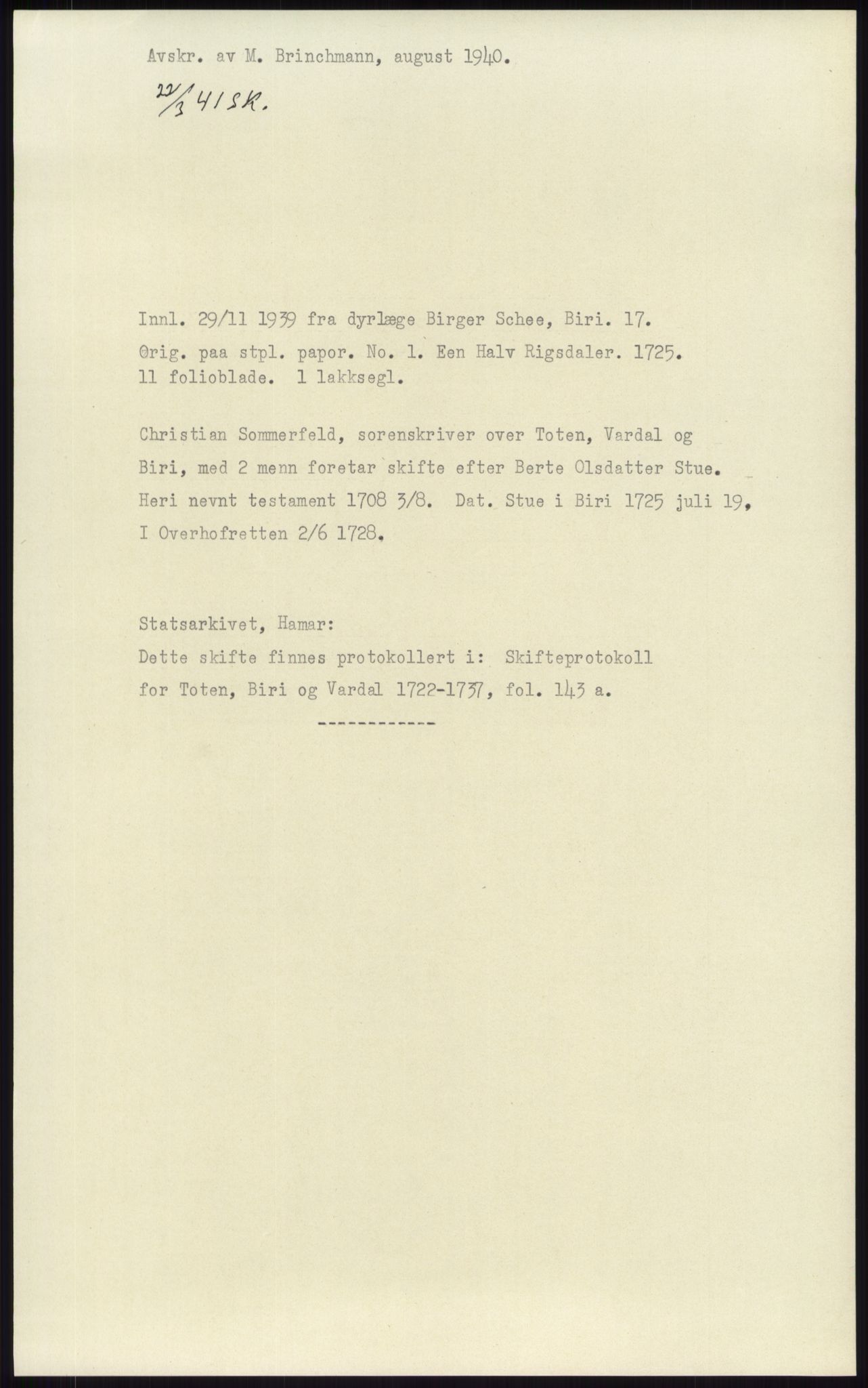 Samlinger til kildeutgivelse, Diplomavskriftsamlingen, AV/RA-EA-4053/H/Ha, p. 3482