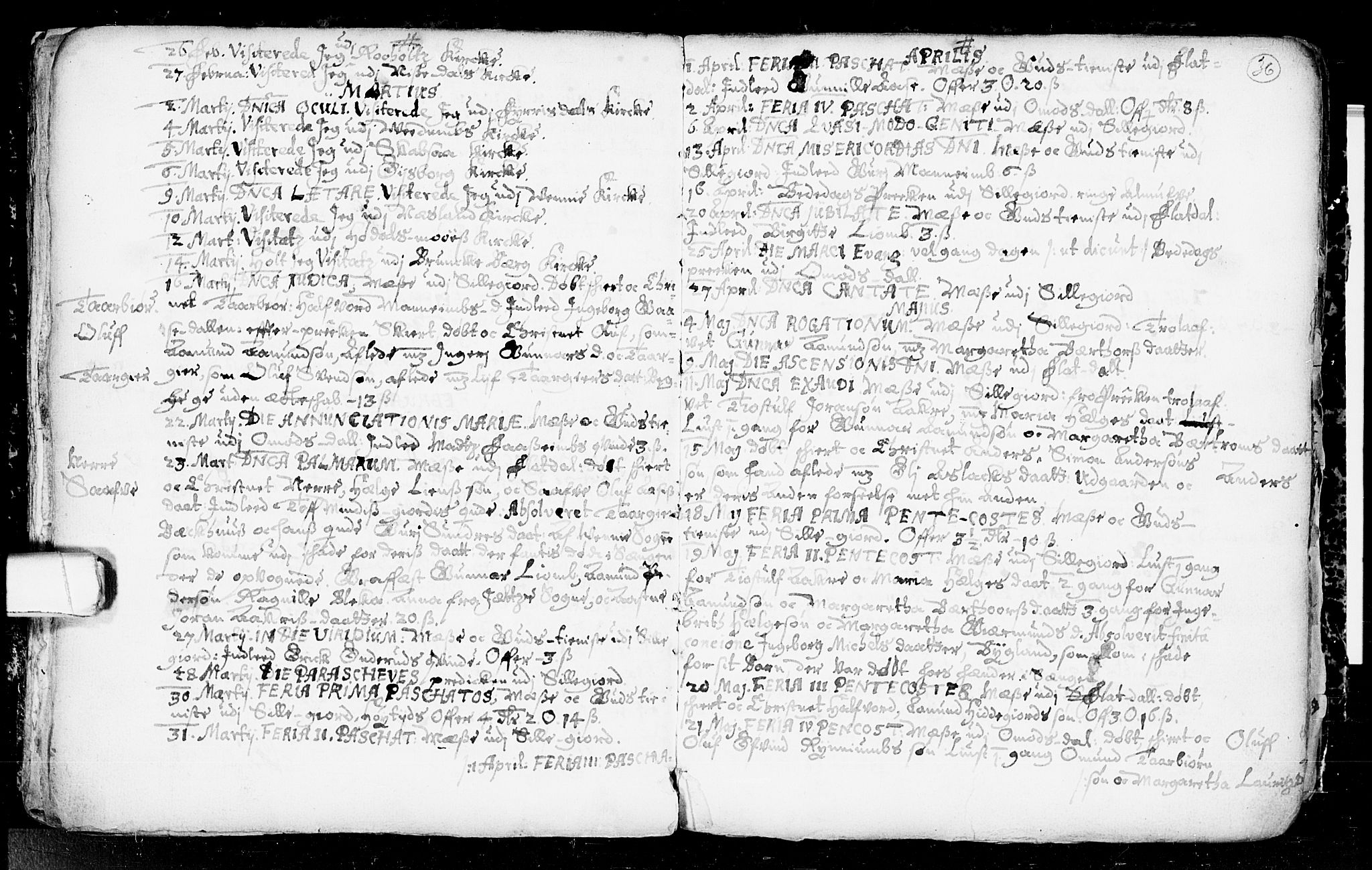 Seljord kirkebøker, SAKO/A-20/F/Fa/L0001: Parish register (official) no. I 1, 1654-1686, p. 36