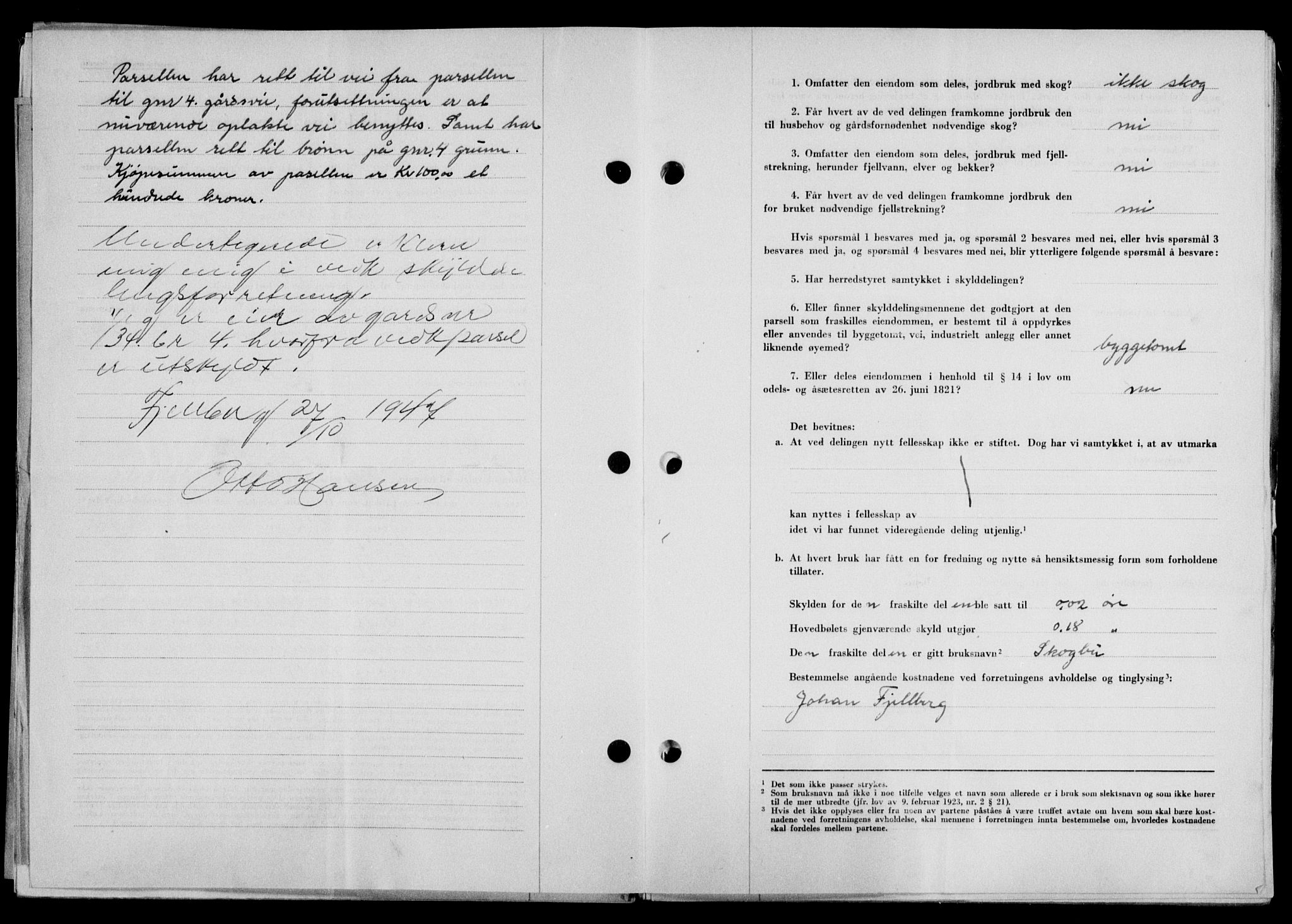 Lofoten sorenskriveri, SAT/A-0017/1/2/2C/L0017a: Mortgage book no. 17a, 1947-1948, Diary no: : 1817/1947